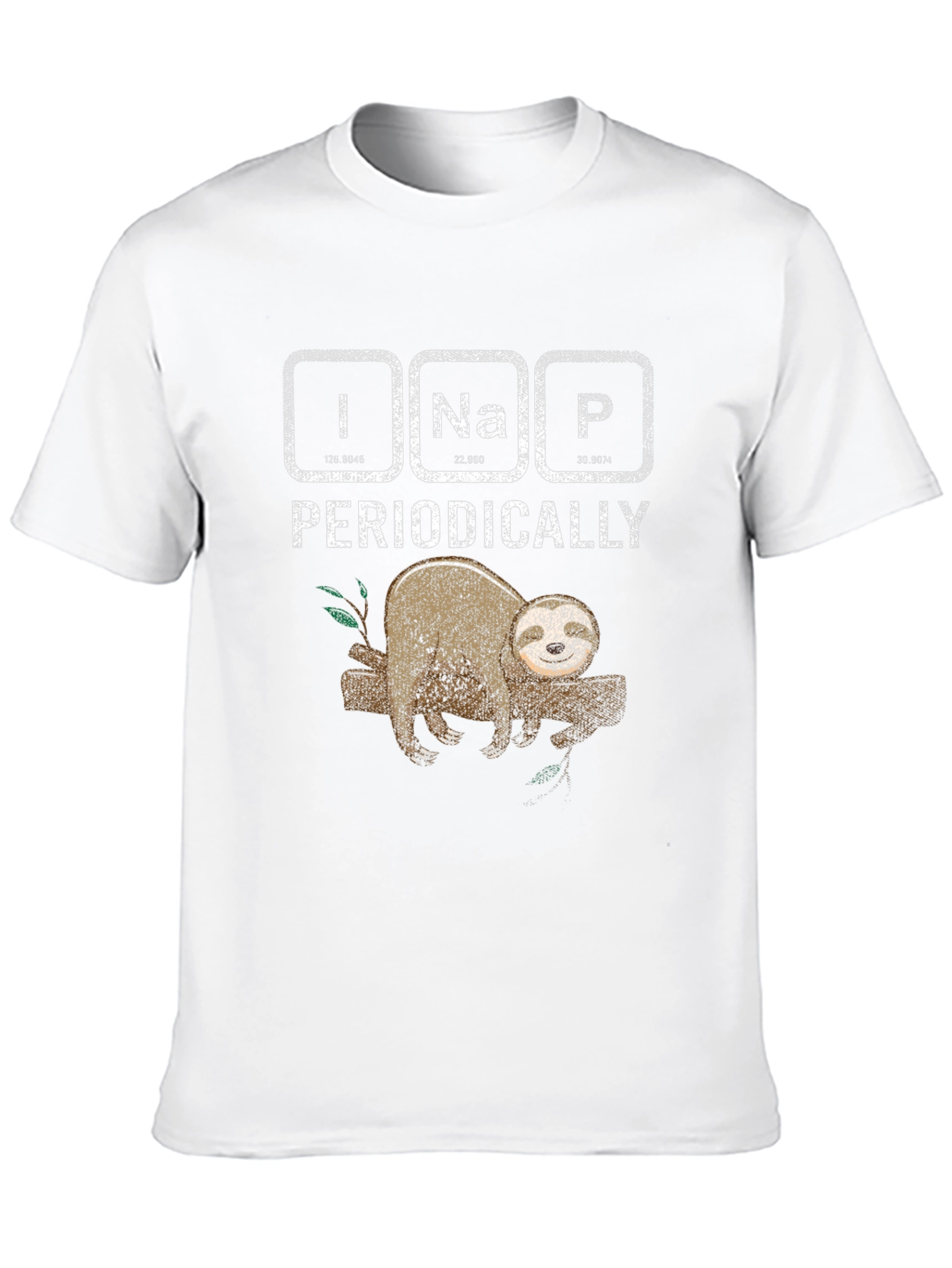 Black I Na P Periodically Sloth T-Shirt view 10