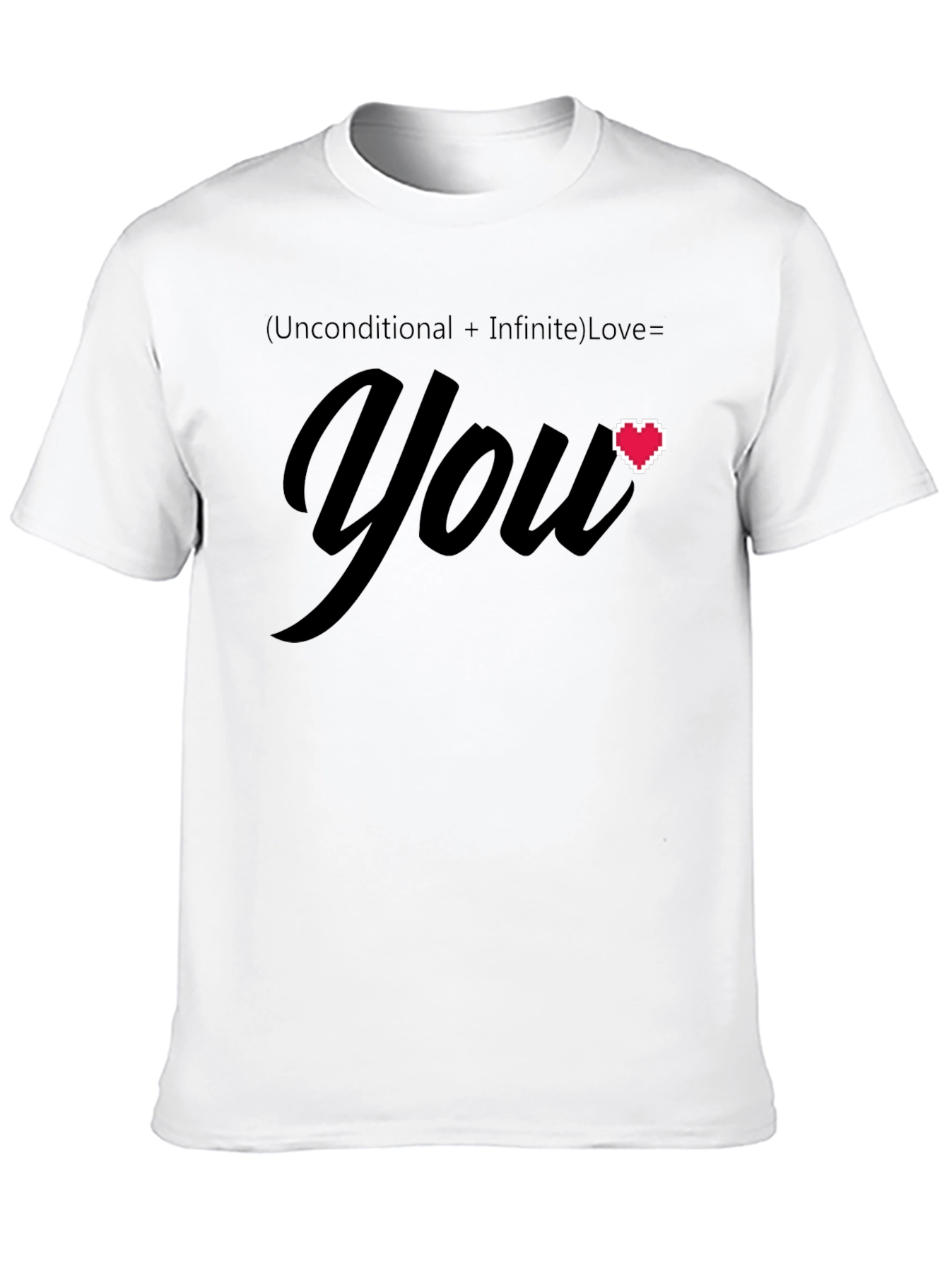 Black Love Equation Graphic T-Shirt - You view 10