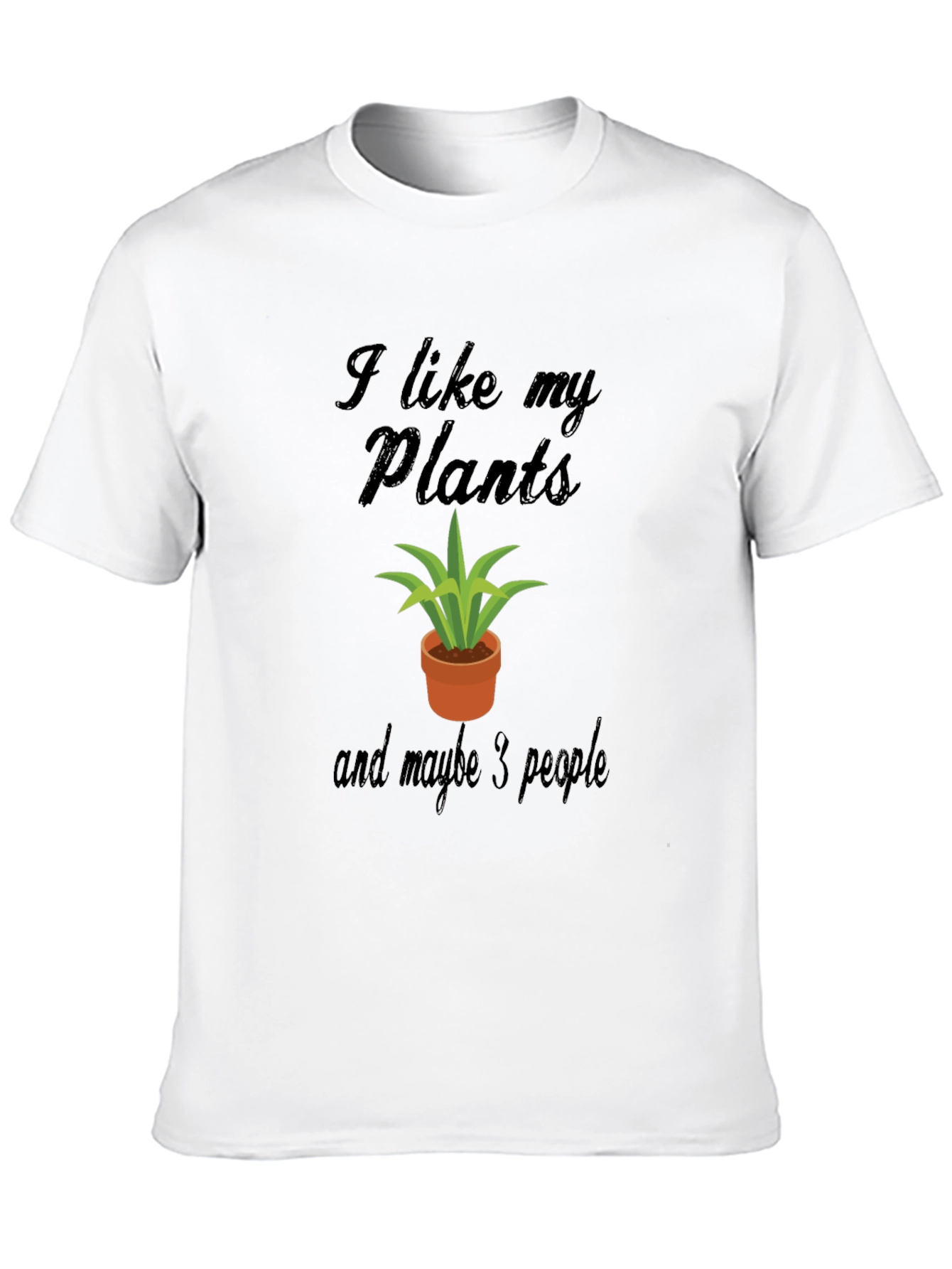 Black I Like My Plants T-Shirt -  Horticulture Apparel view 10