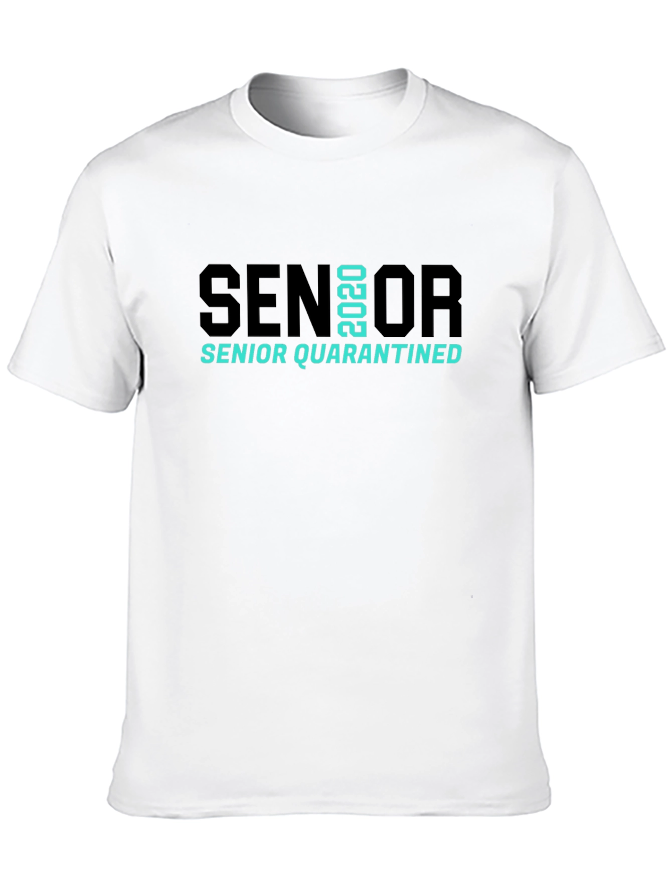Black Senior 2020 Quarantined T-Shirt view 10