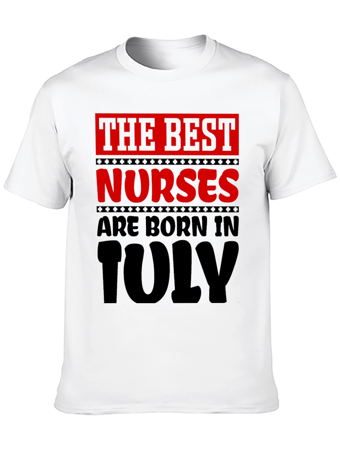 Black The Best Nurses Are Born In July T-Shirt view 10
