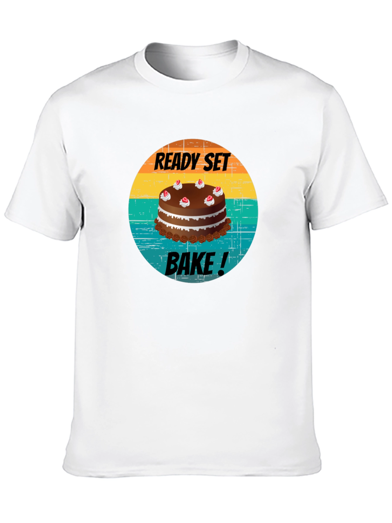 Black Ready Set Bake T-Shirt - Baking Lover Apparel view 10