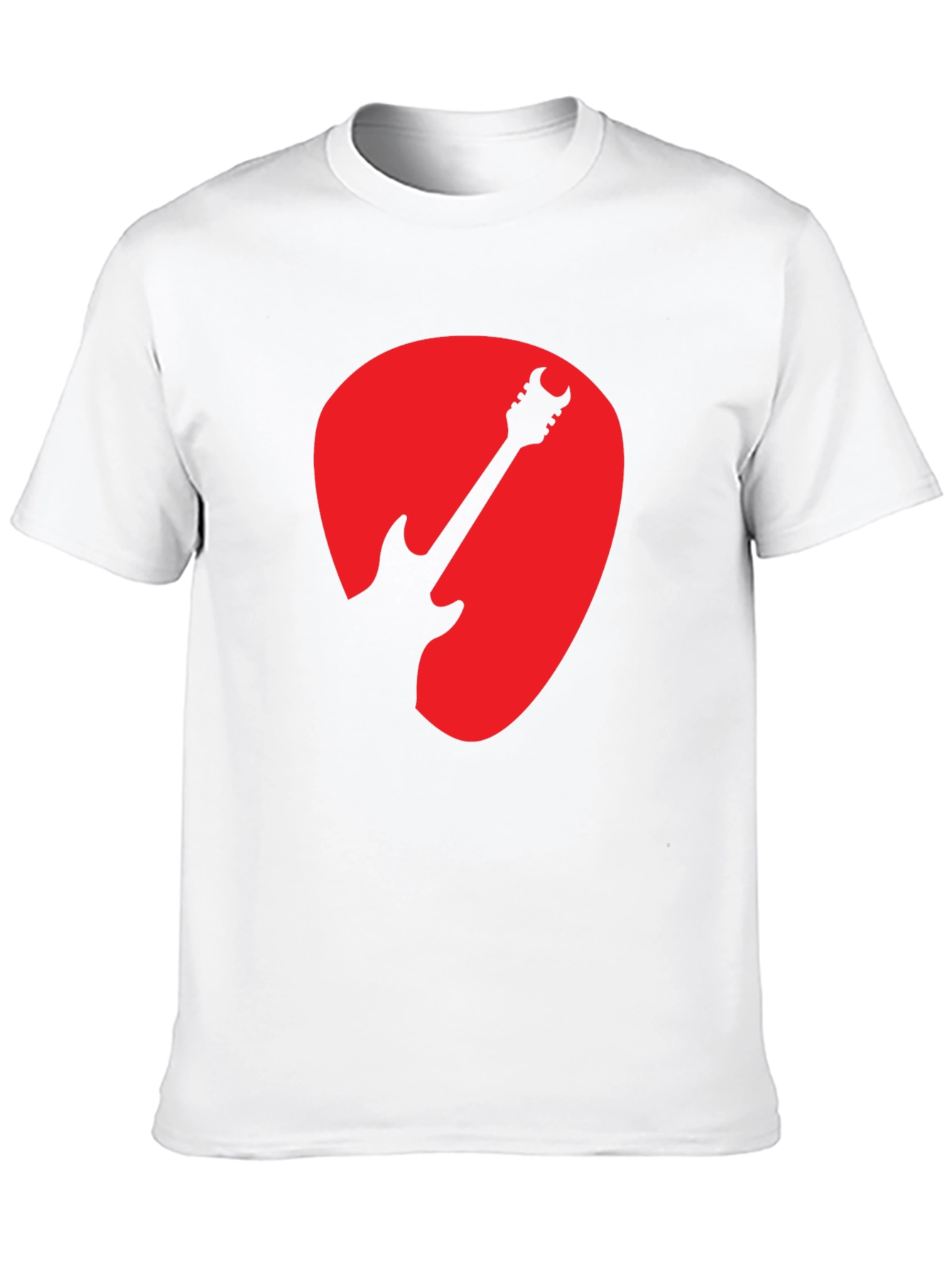 Black Guitar Pick Graphic T-Shirt - Music Lover Tee view 10