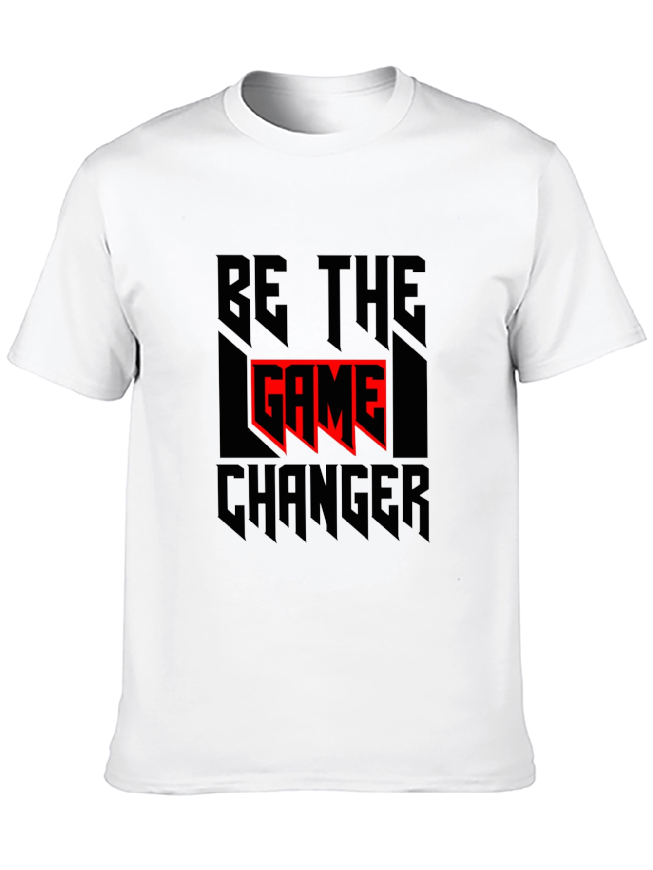 Black Be the Game Changer Black Graphic Tee view 10