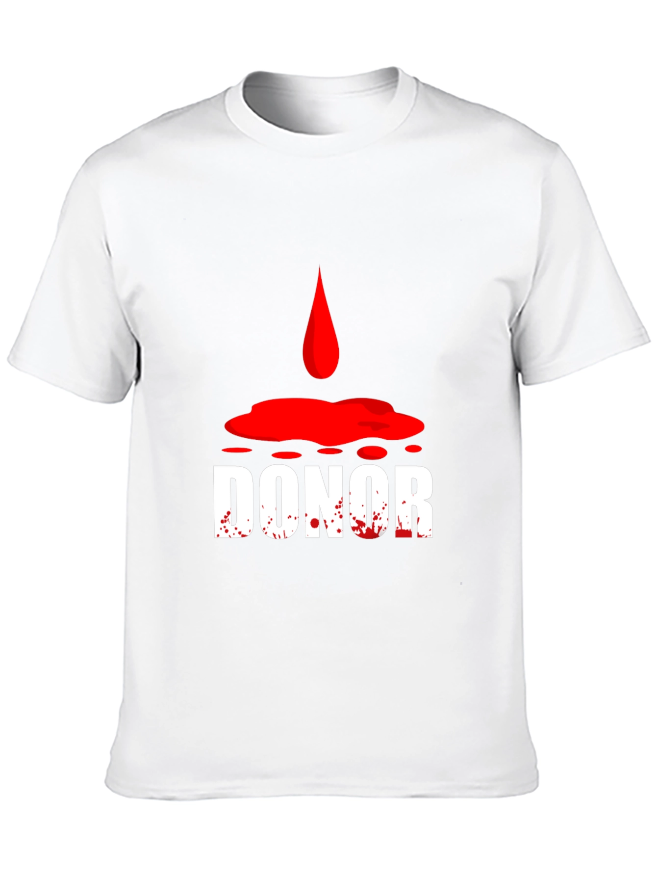 Donor T-Shirt Blood Donation Awareness Tee - 10