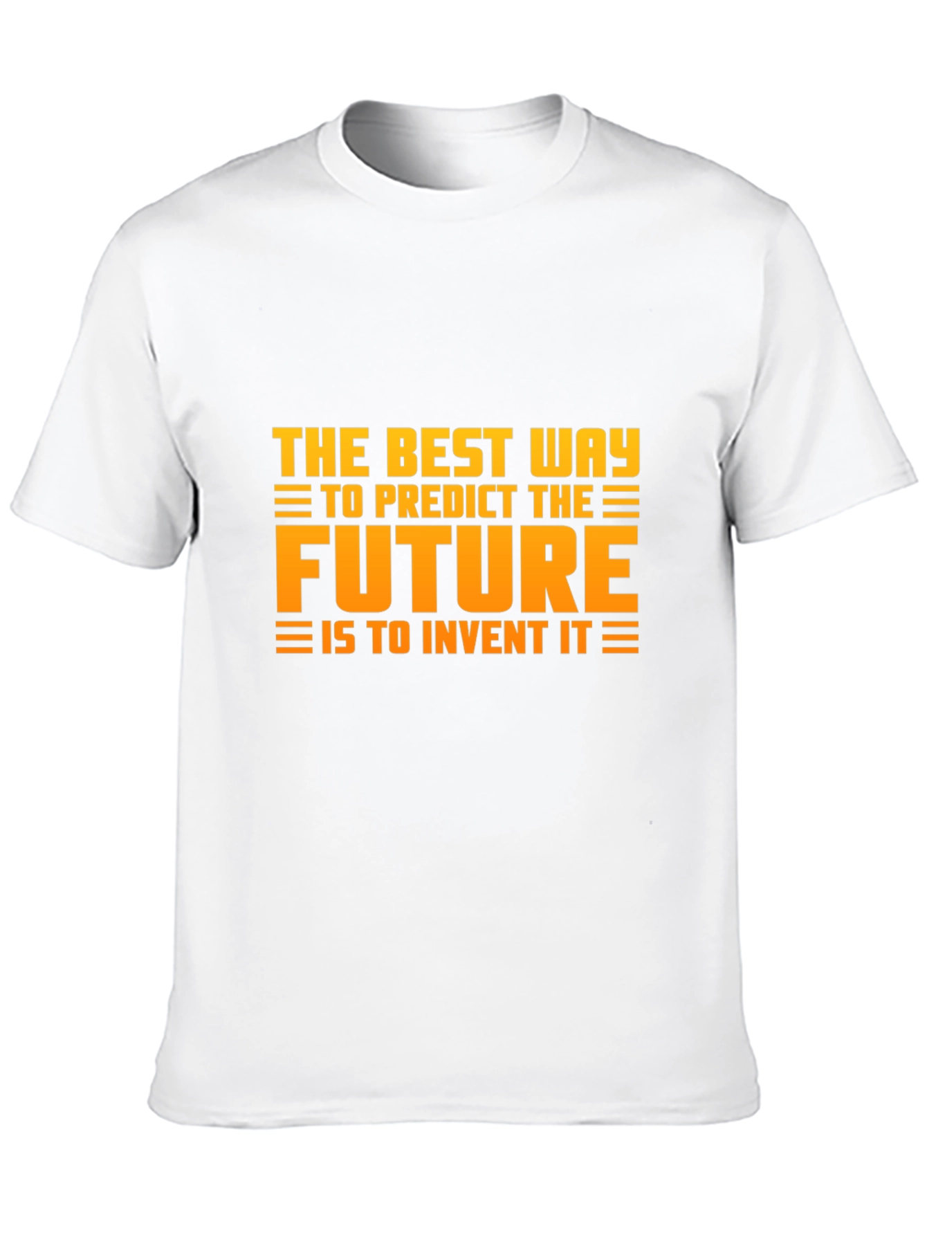 Black Invent The Future T-Shirt - Inspiring Quote Graphic Tee view 10