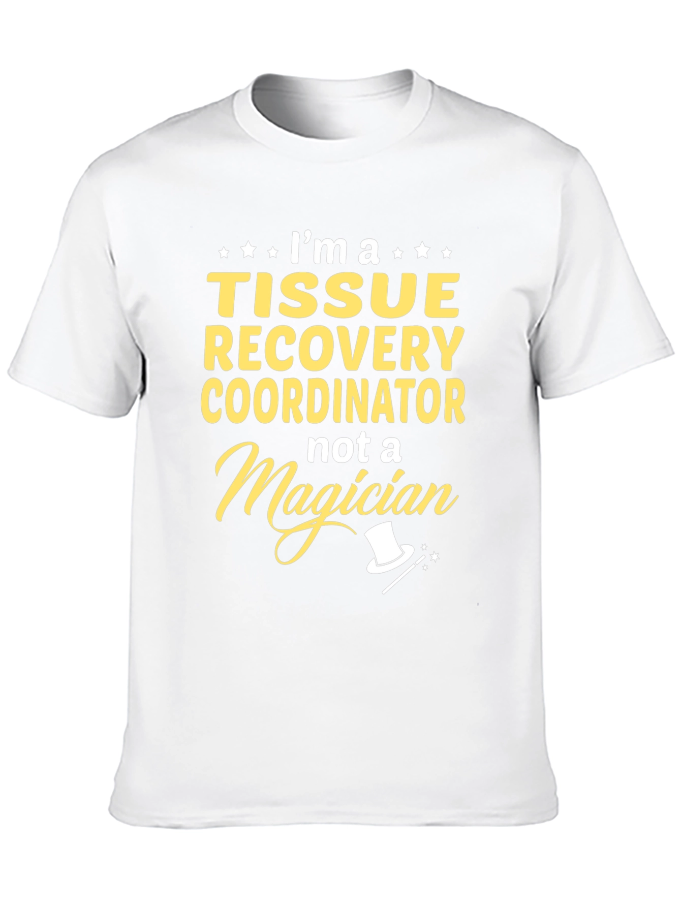 Black Tissue Recovery Coordinator - Novelty T-Shirt view 10