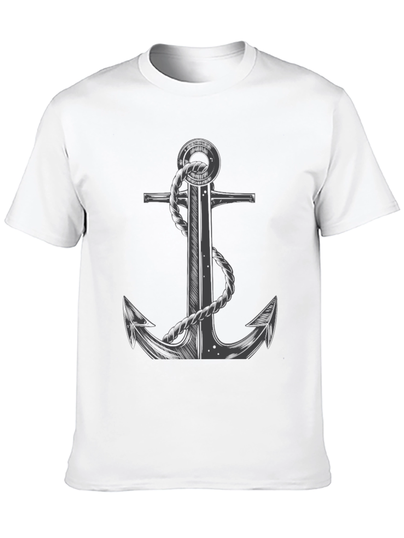 Black Anchor Graphic Black T-Shirt view 10