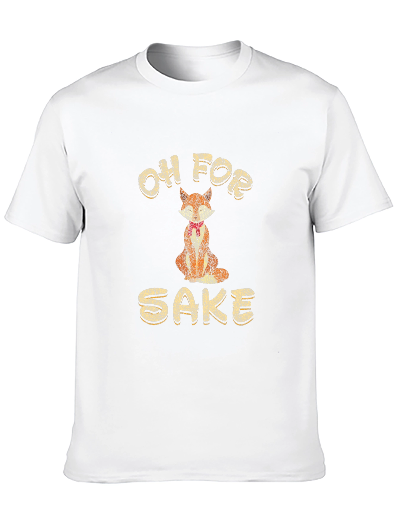 Black Oh For Fox Sake T-Shirt - Novelty Animal Tee view 10