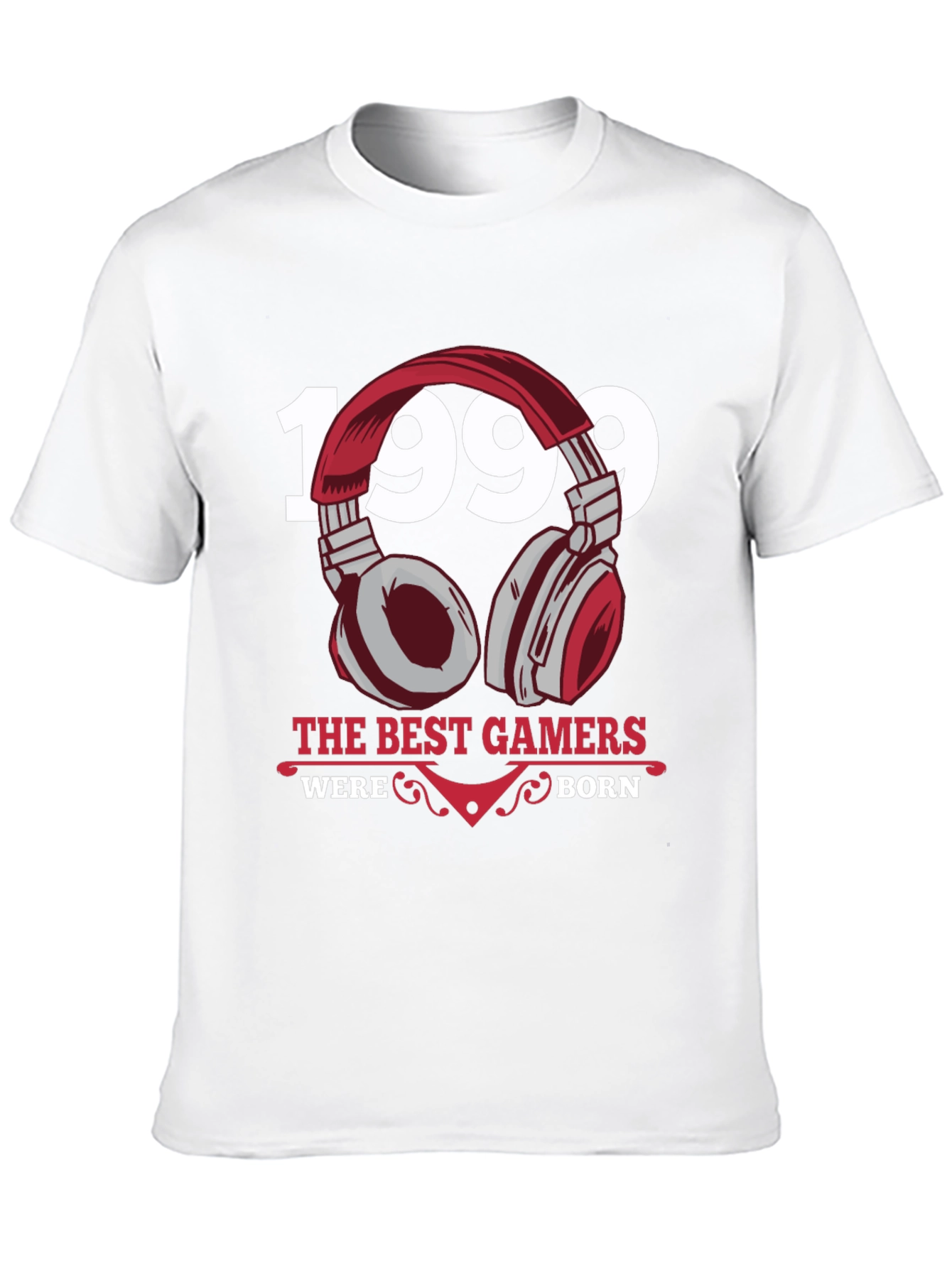 Black 1999 Best Gamers Born T-Shirt view 10