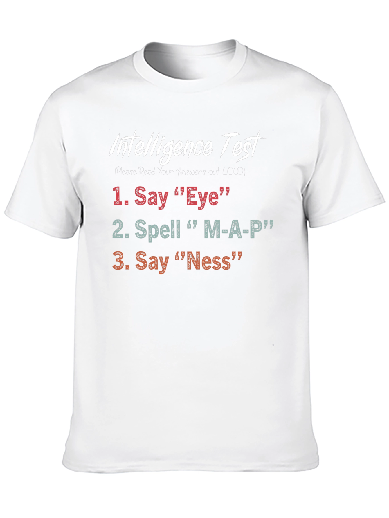 Black Intelligence Test Graphic Tee view 10