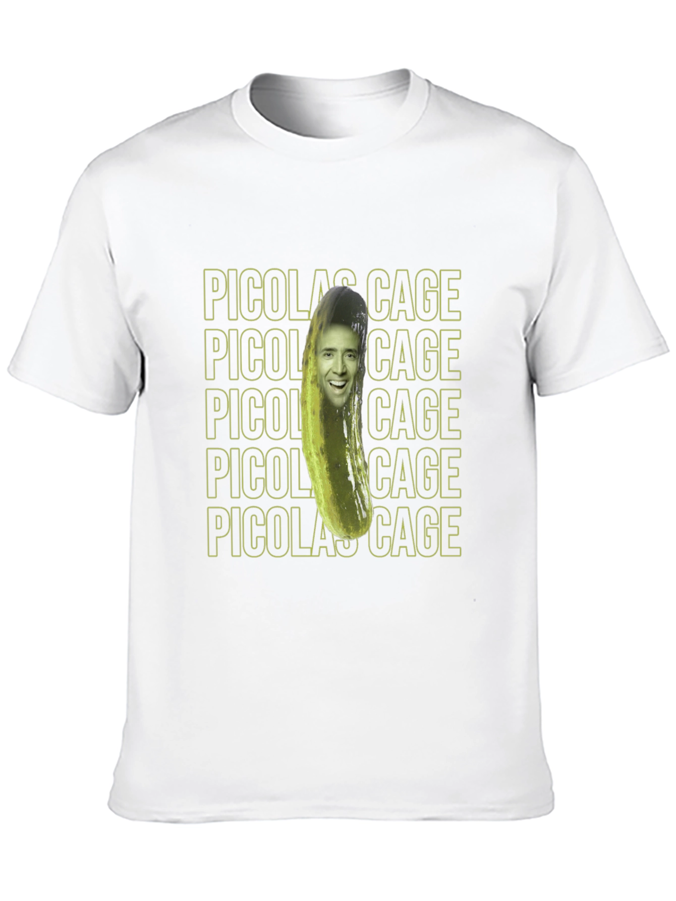 Black Pickle Nicolas Cage Graphic T-Shirt view 10