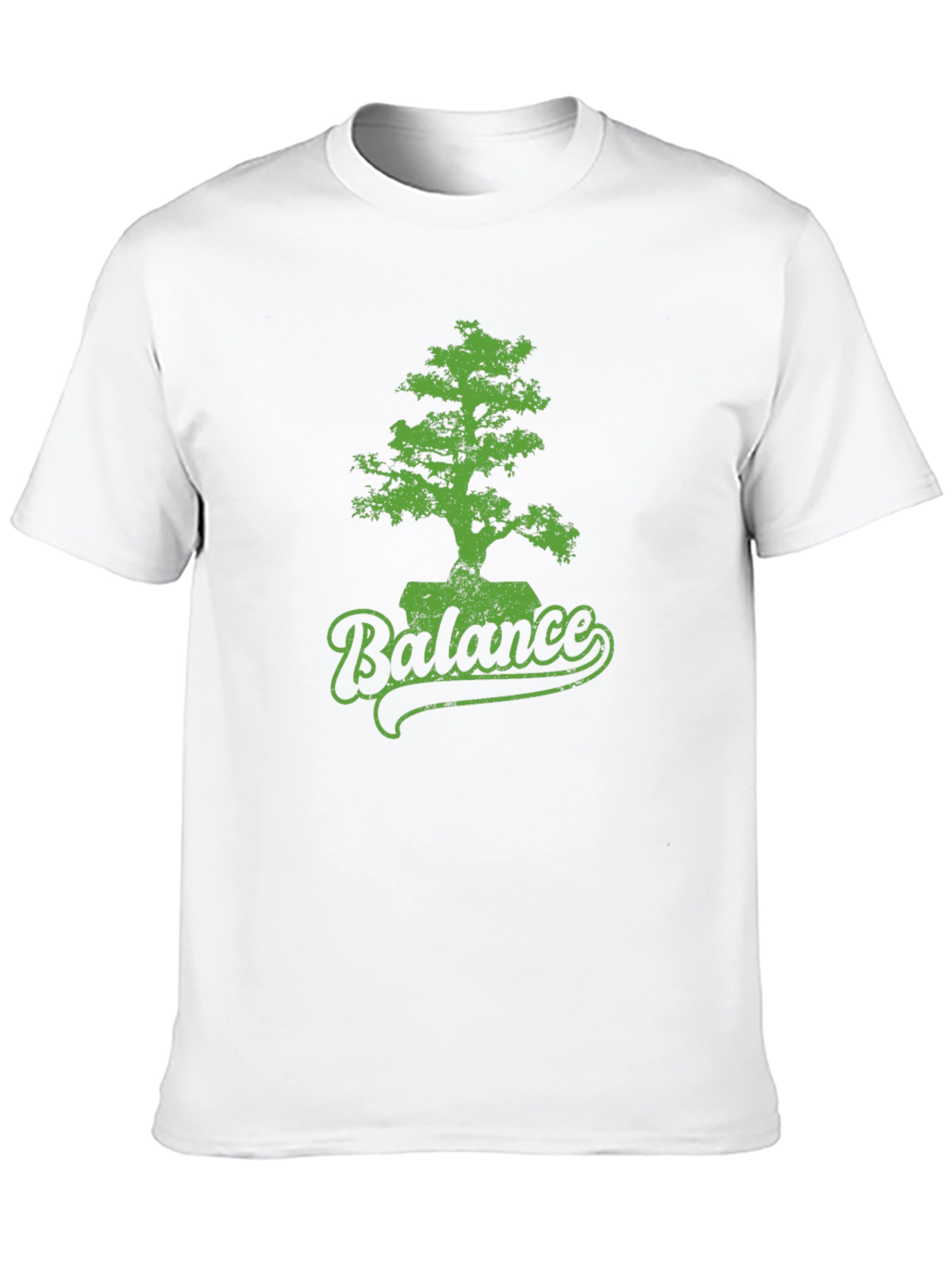Black Balance Bonsai Tree Graphic Tee - Black view 10