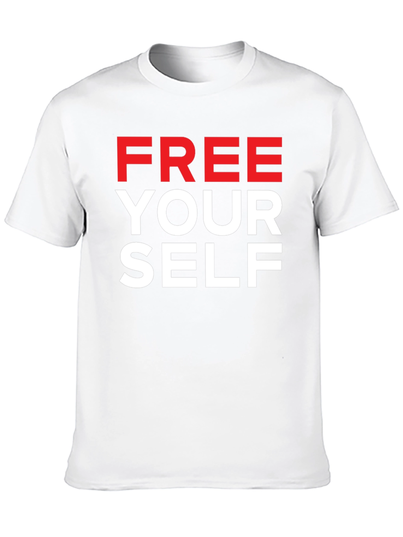 Black Free Yourself Graphic T-Shirt - Bold Statement Tee view 10