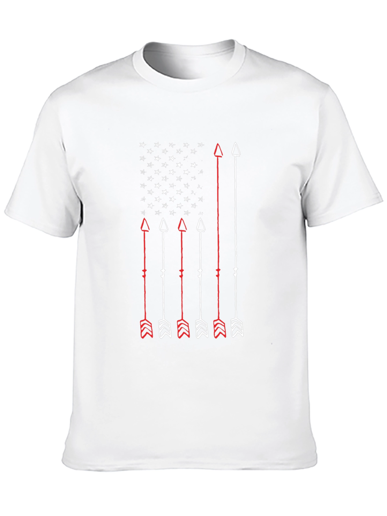 Black Arrow Flag Graphic Tee - Patriotic Archery Design view 10