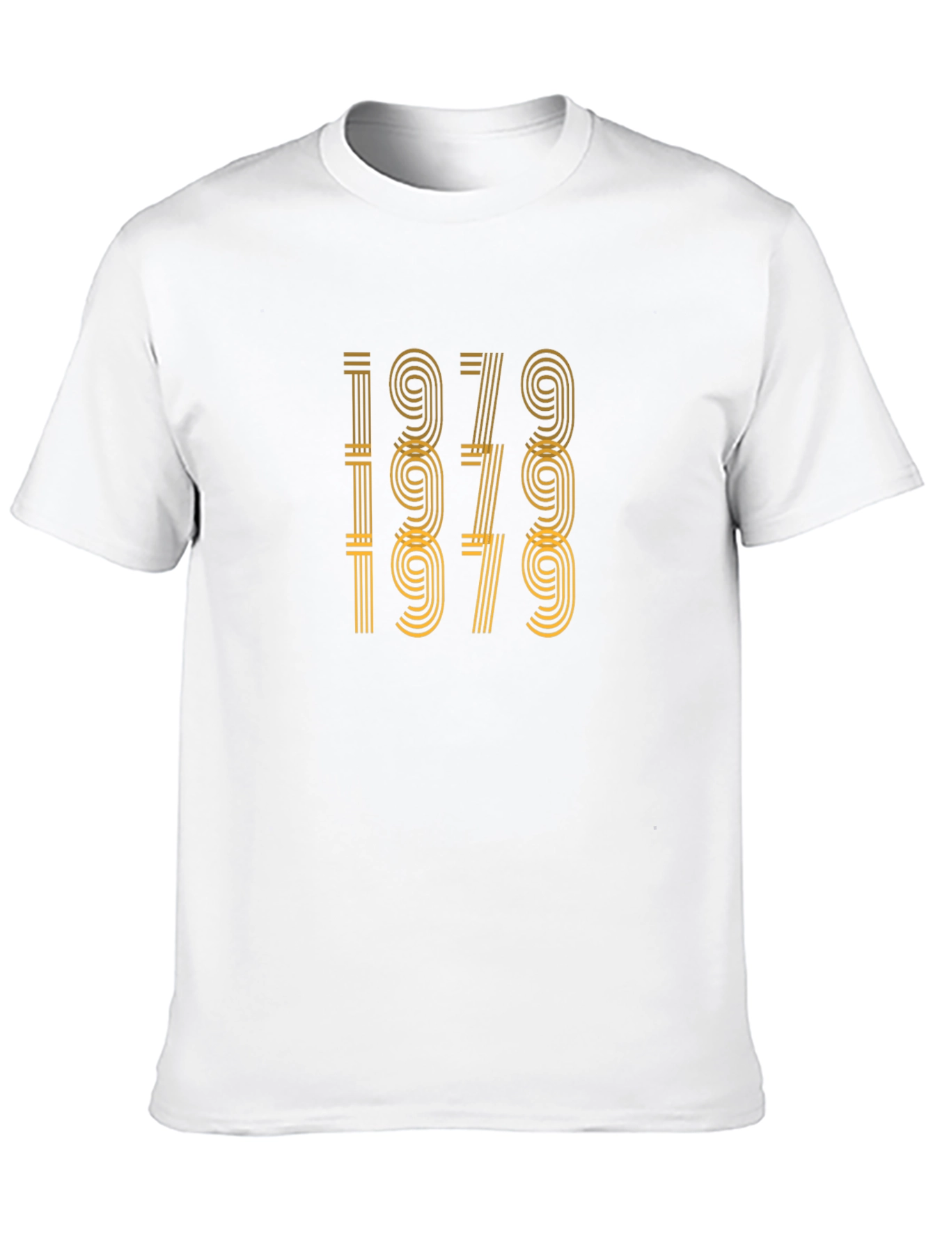 Black Vintage 1979 Graphic Tee - Retro Birthday T-Shirt view 10