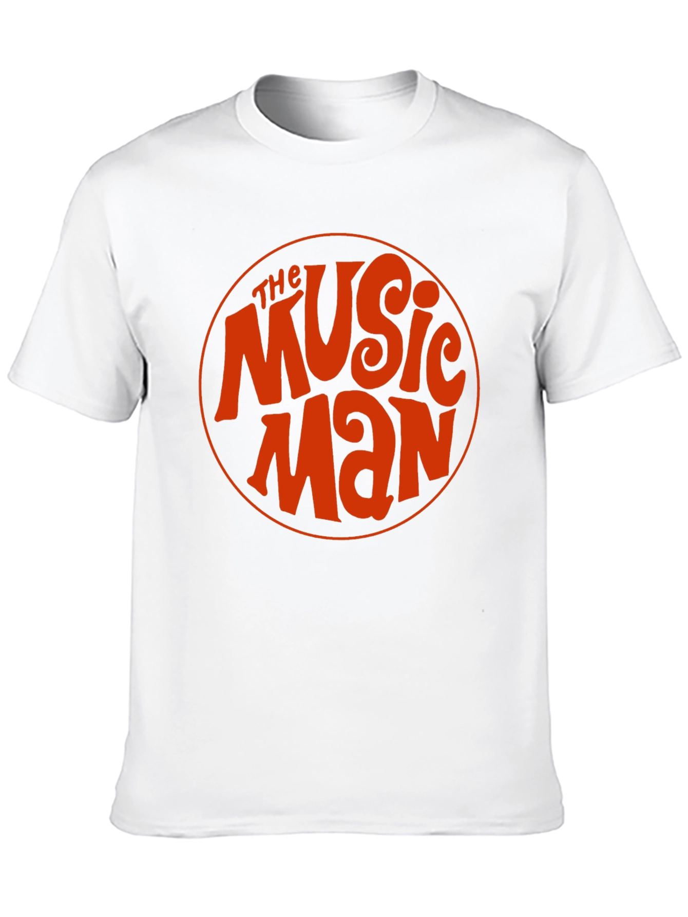 Black The Music Man Retro Style Black T-Shirt view 10