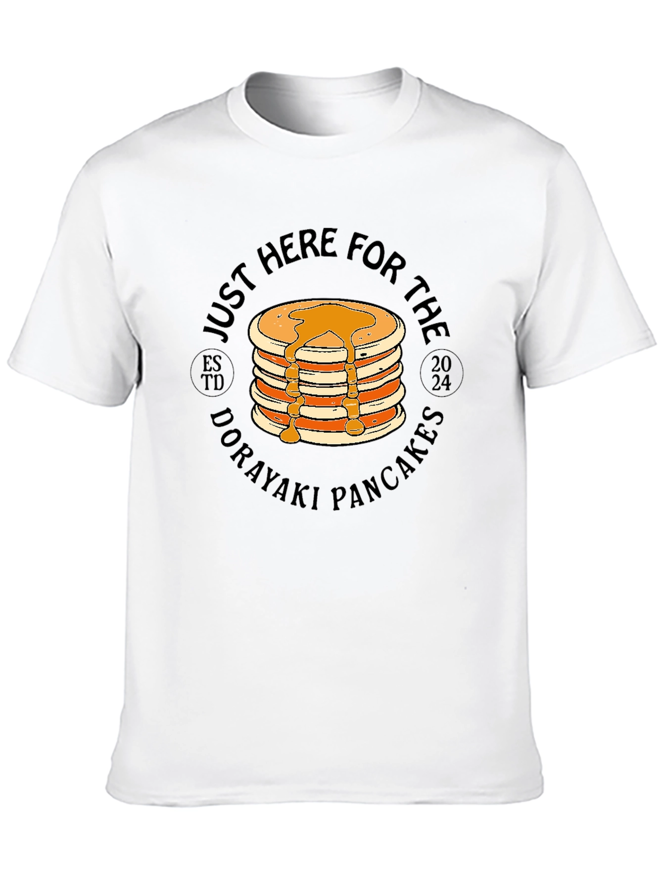 Just Here For The Dorayaki Pancakes T-Shirt - 10