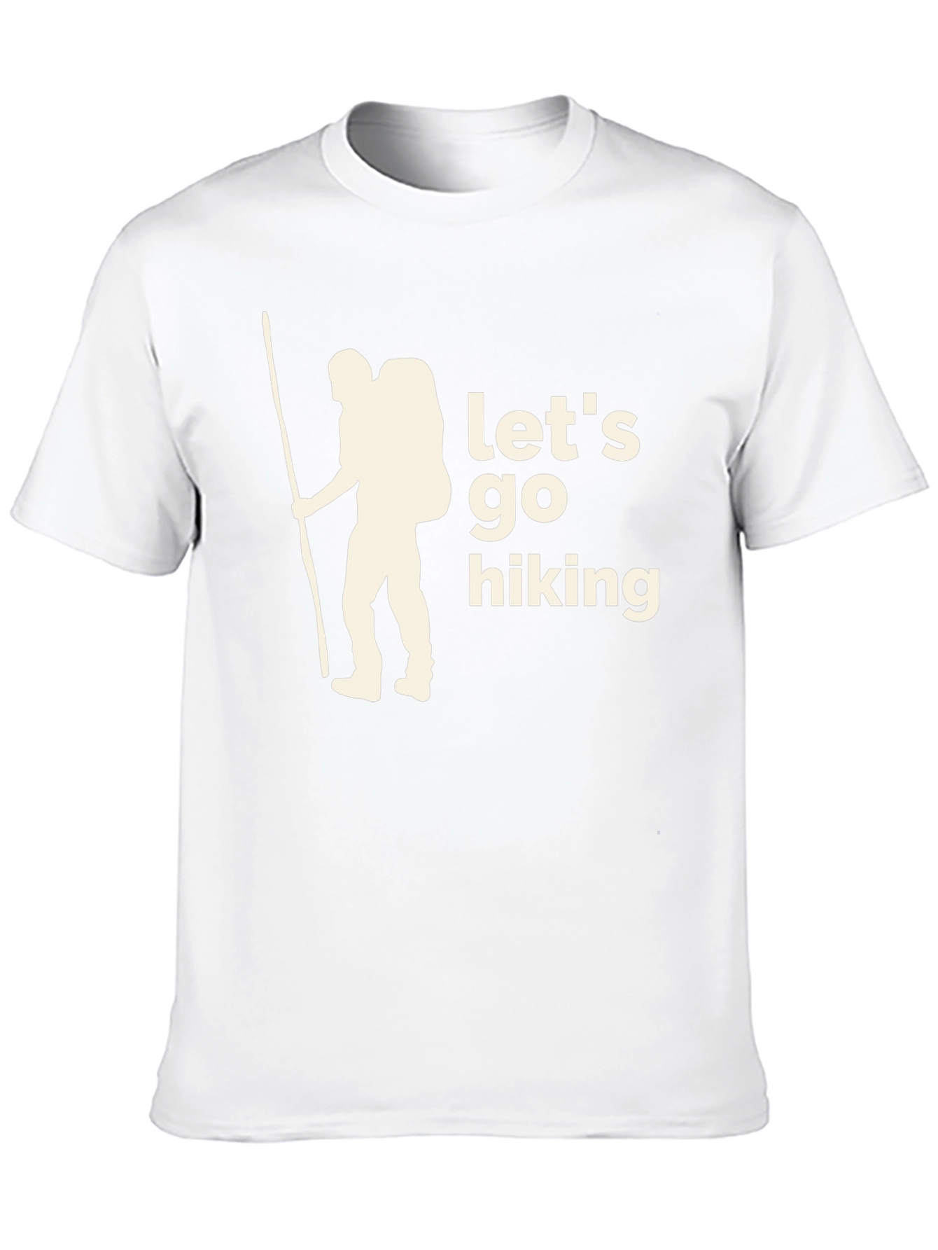 Black Let's Go Hiking Graphic T-Shirt view 10