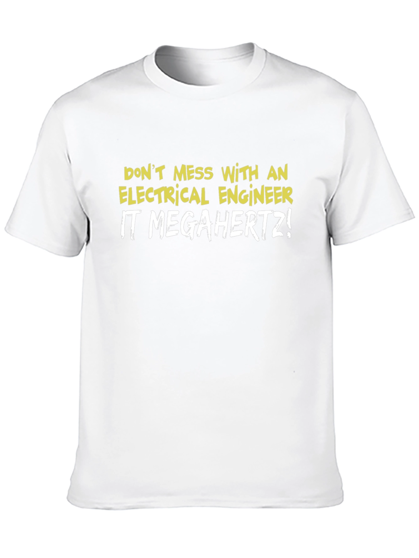 Black Electrical Engineer Humor T-Shirt view 10