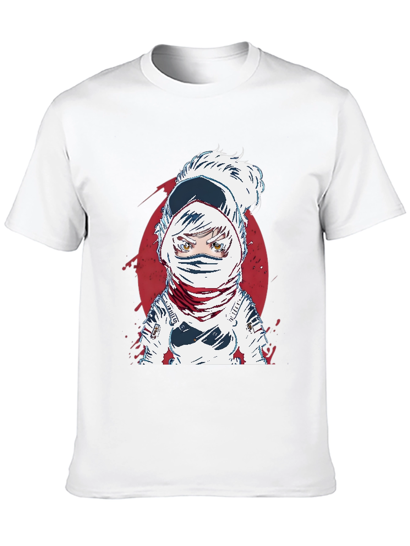 Astronaut Anime Graphic Tee - Cool Space Design - 10
