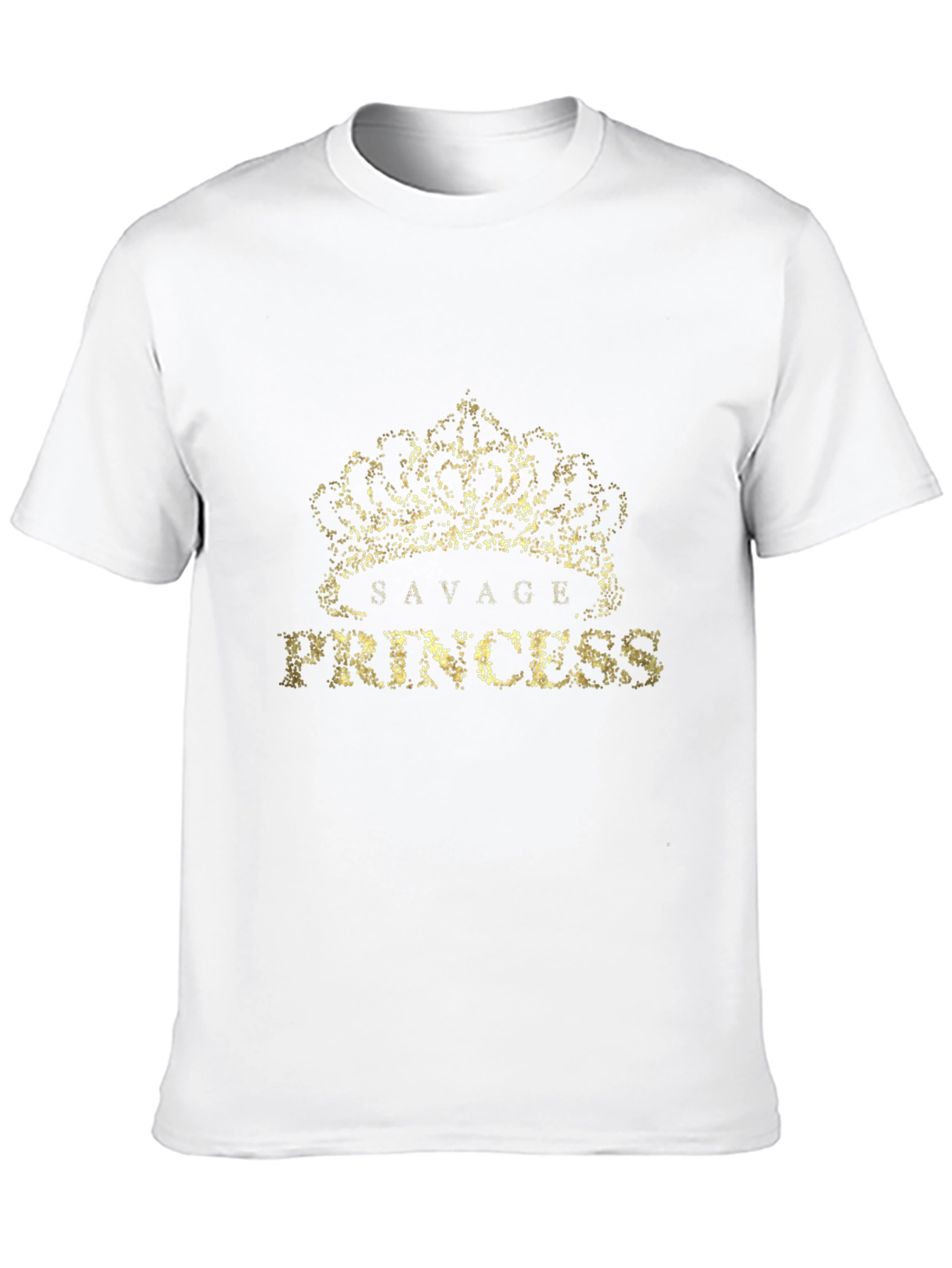 Black Savage Princess Crown Graphic Tee - Black view 10