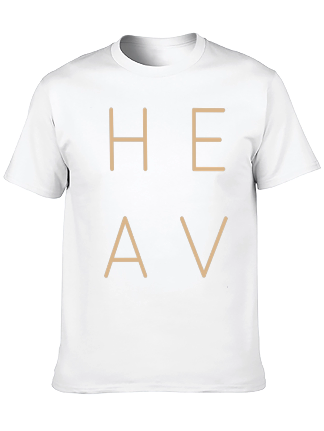Black Modern Graphic Tee - HEAV Design view 10