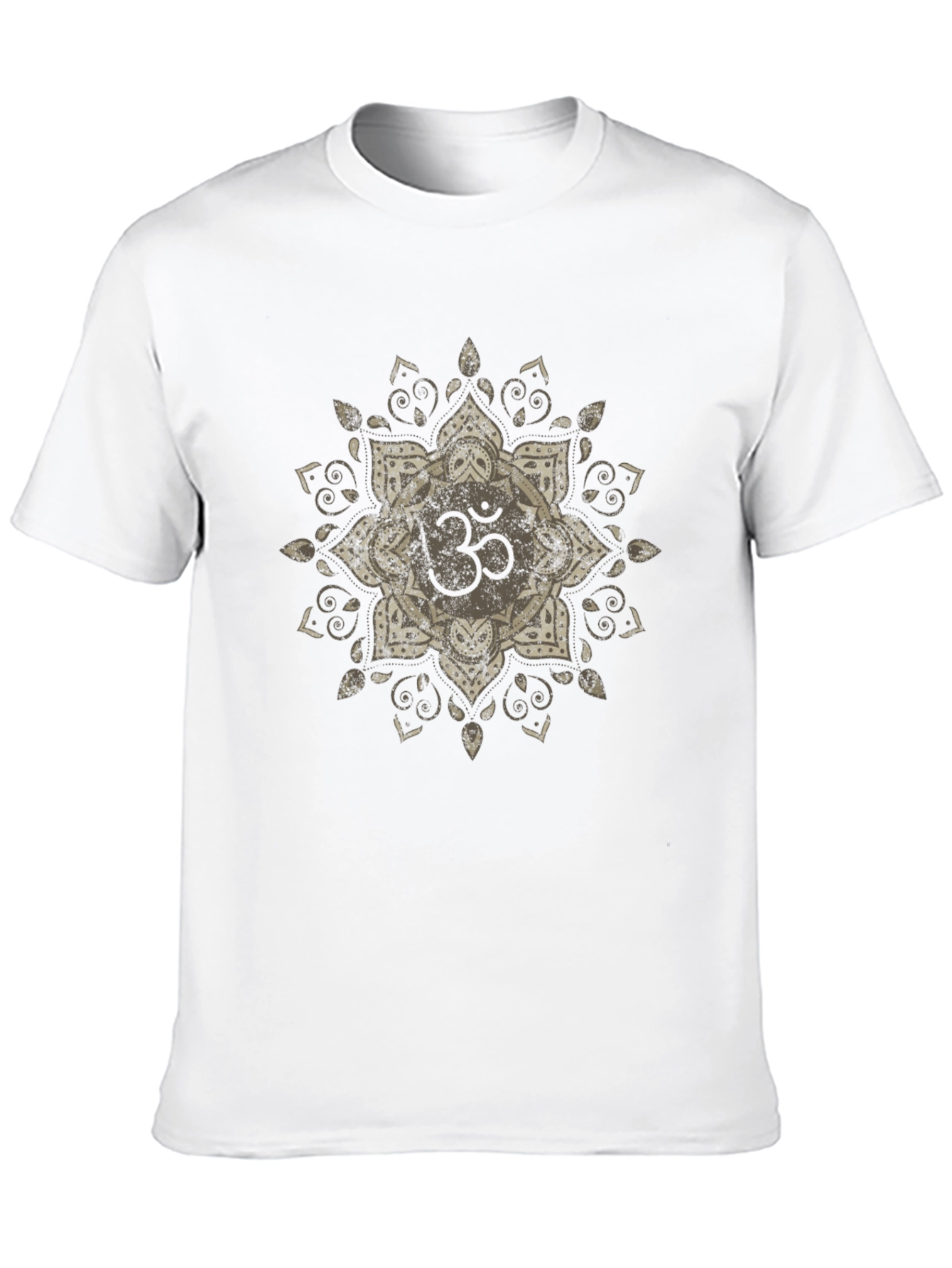 Black Om Mandala T-Shirt - Spiritual Design view 10