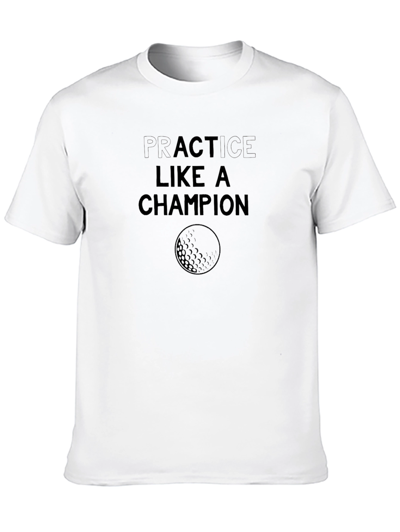 Black Practice Like a Champion Black T-Shirt view 10