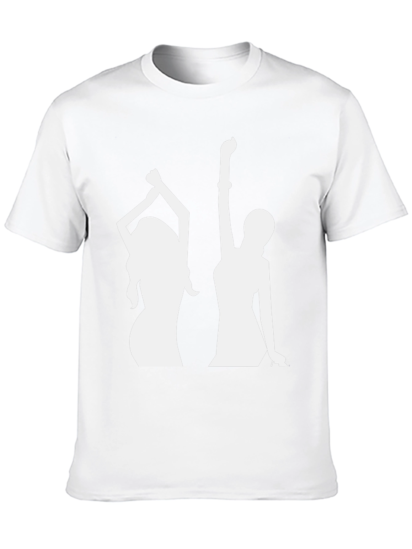 Black Silhouette Dance Graphic Black Tee view 10