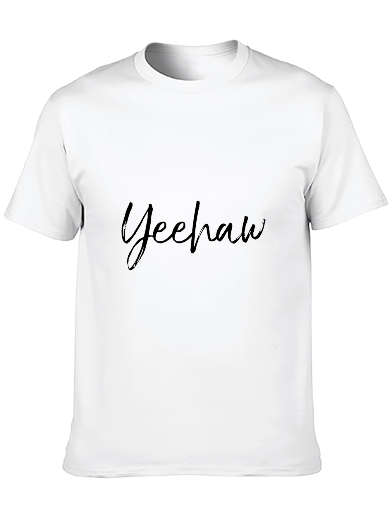 Black Yeehaw Graphic Print Black Tee view 10