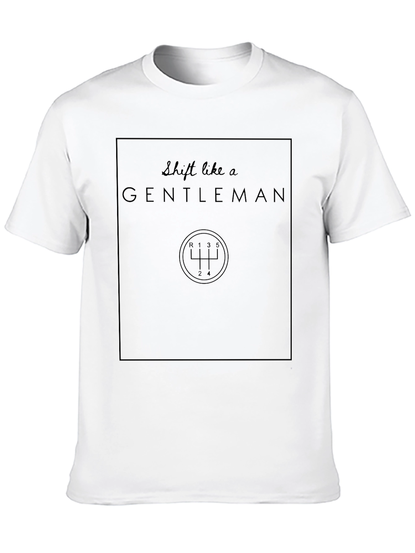Black Shift Like a Gentleman Black T-Shirt view 10