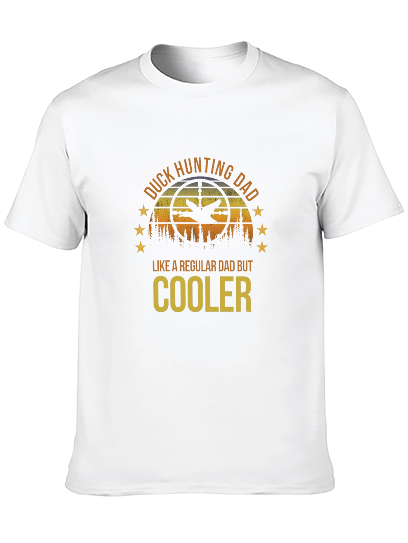 Black Duck Hunting Dad T-Shirt - Regular Dad But Cooler view 10