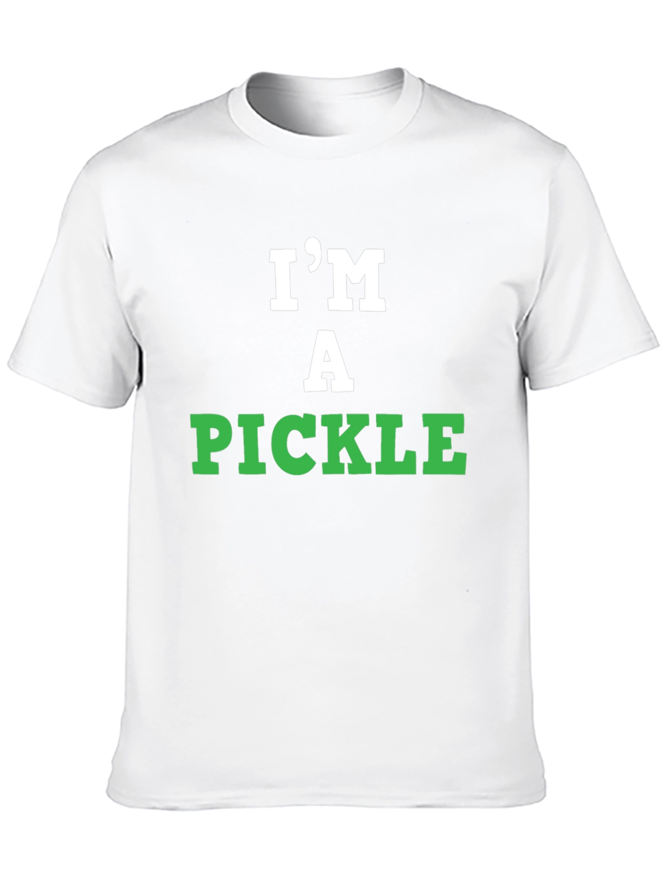 Black I'm A Pickle T-Shirt - Funny Graphic Tee view 10