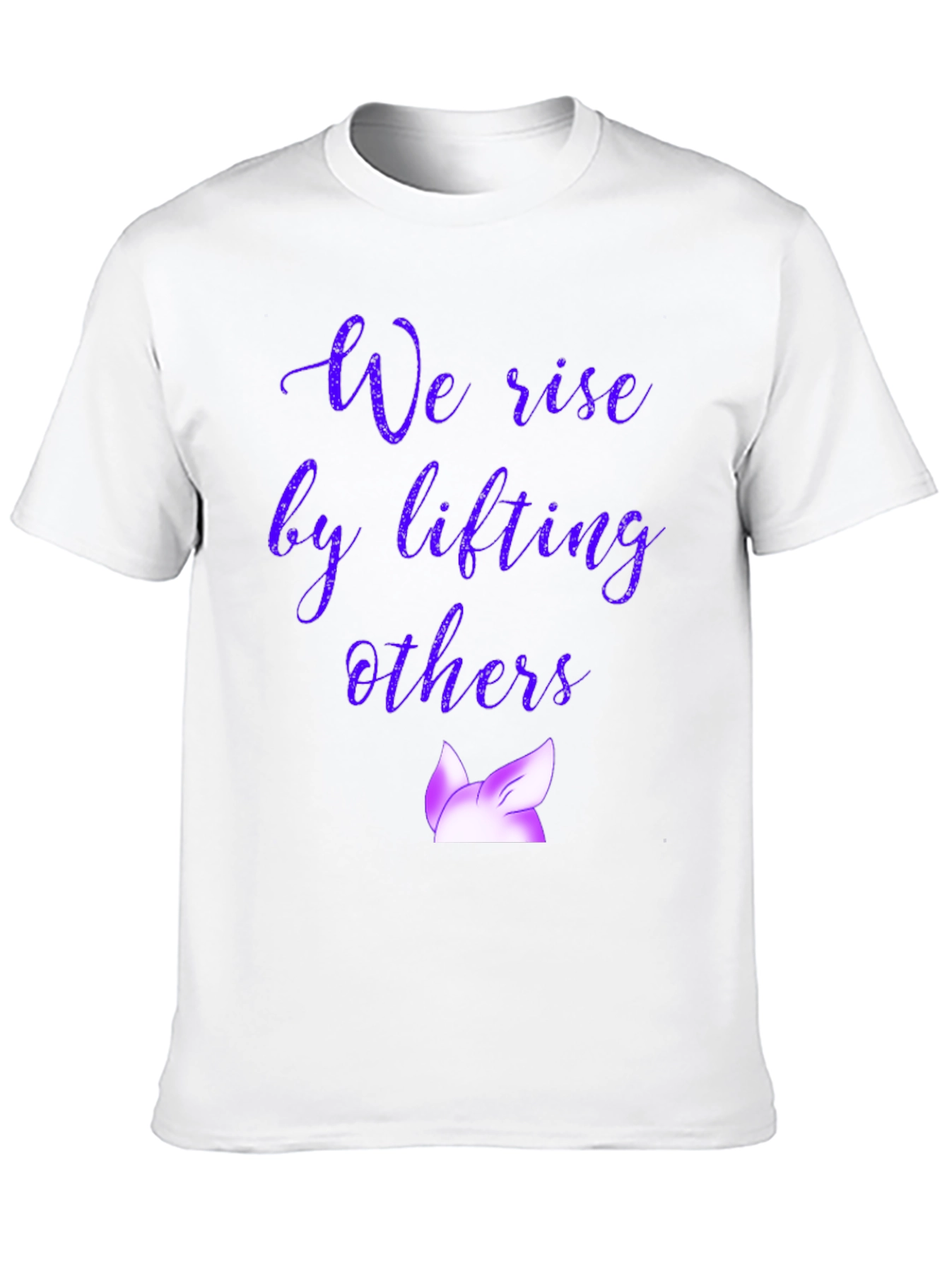 Black We Rise by Lifting Others T-Shirt view 10
