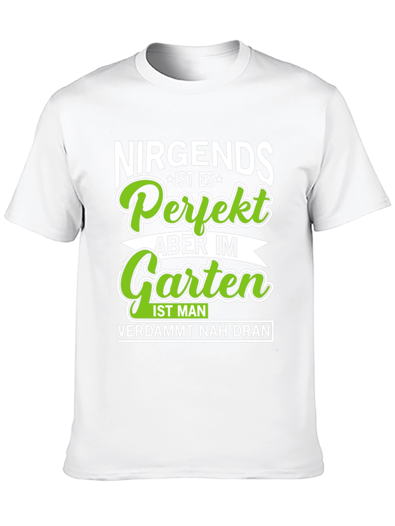Black Nirgends Perfekt Garten T-Shirt view 10