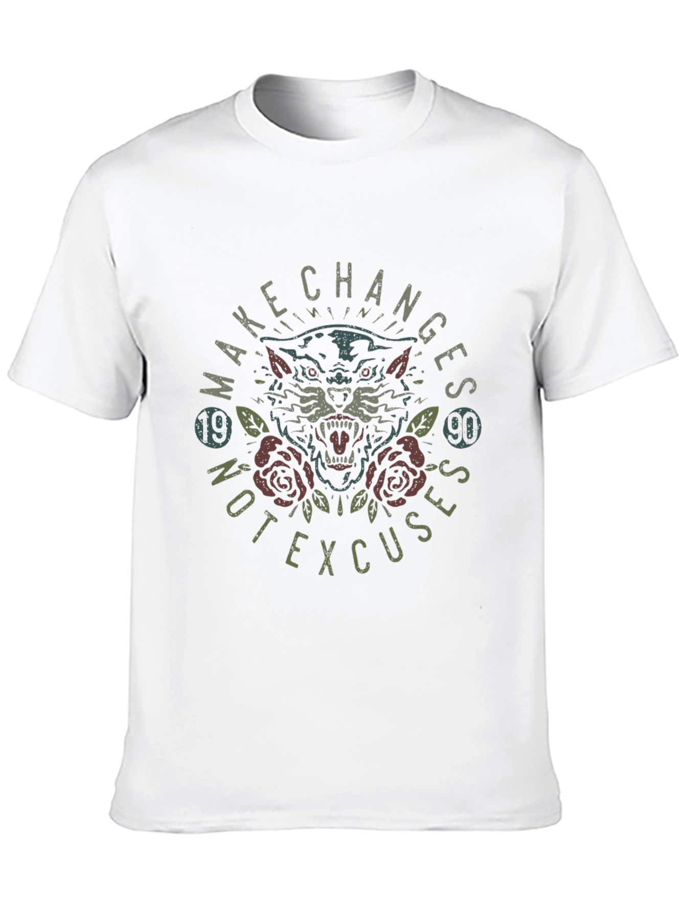 Black Make Changes Graphic Tee - Men's Black T-Shirt view 10