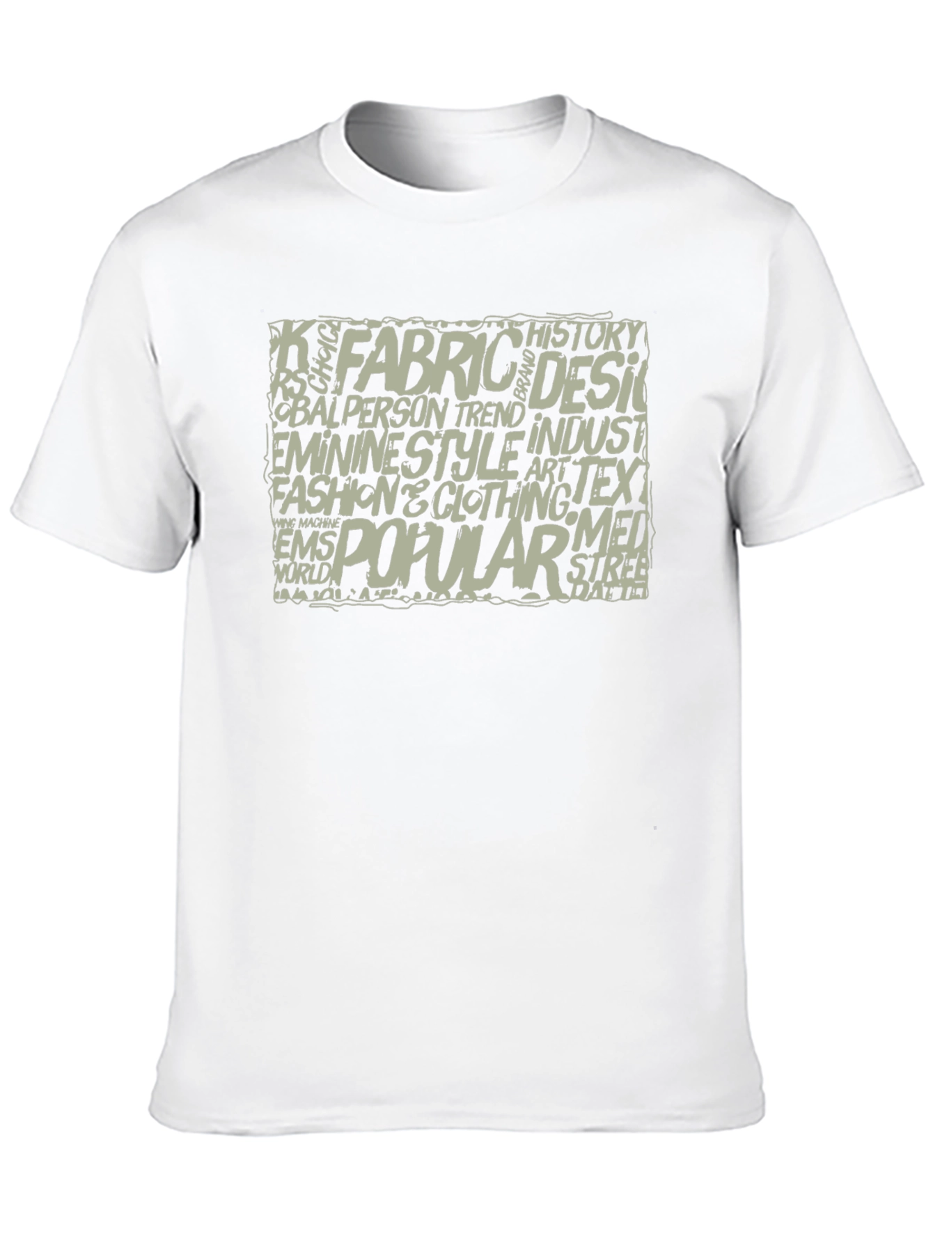 Black Word Art Graphic T-Shirt - Black view 10