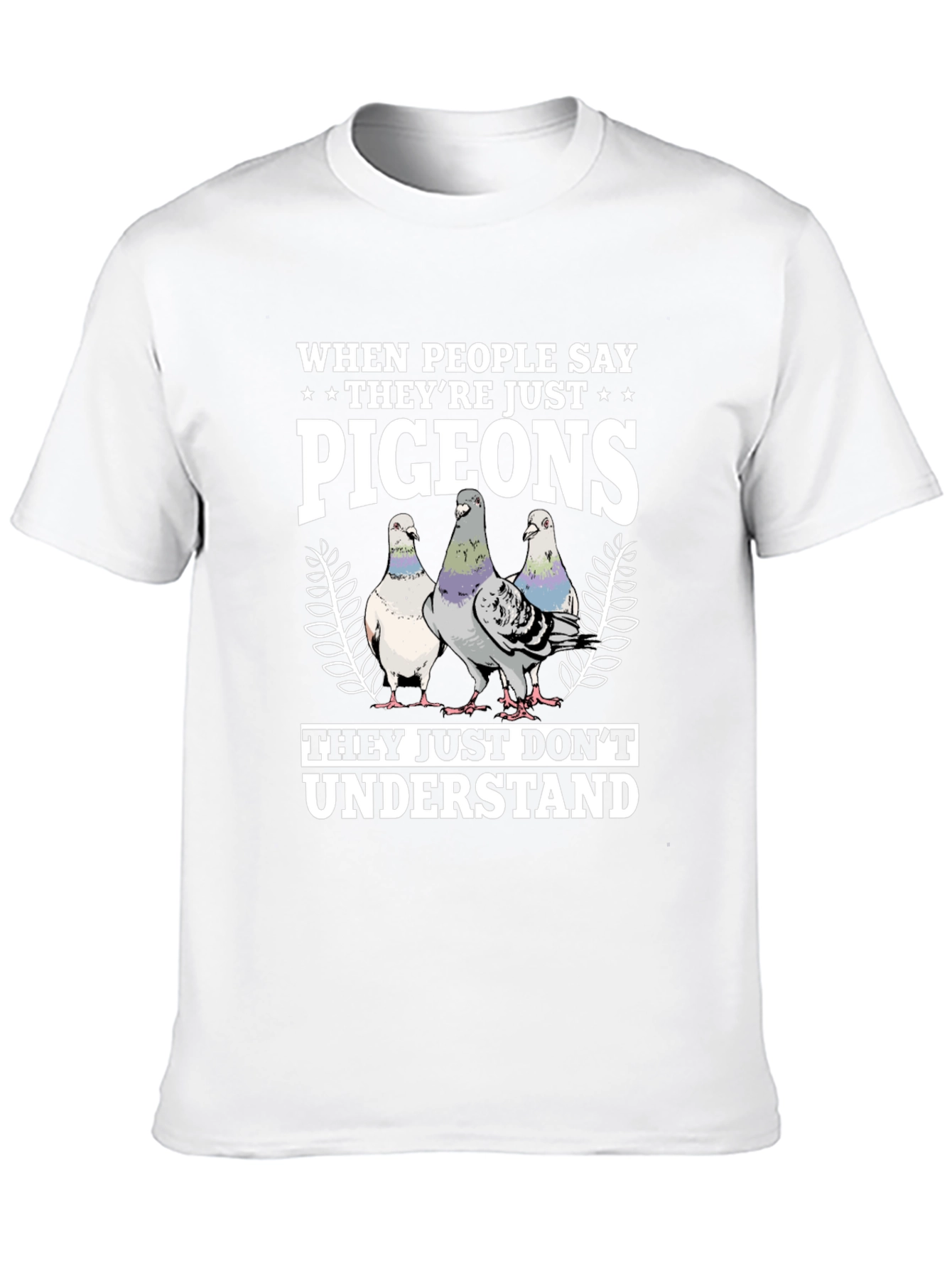 Black Pigeon Lover T-Shirt - They Just Don't Understand view 10