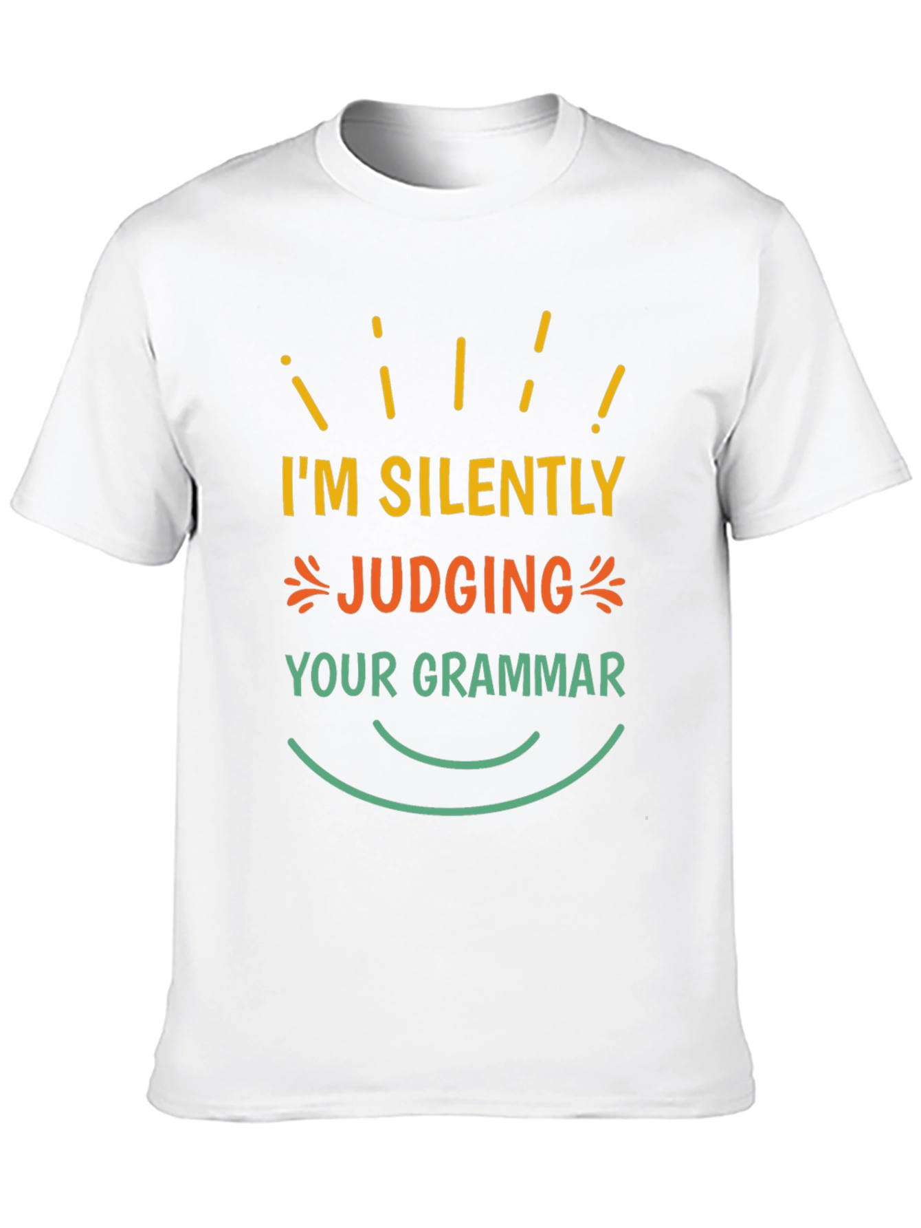 Black Silently Judging Your Grammar T-Shirt view 10