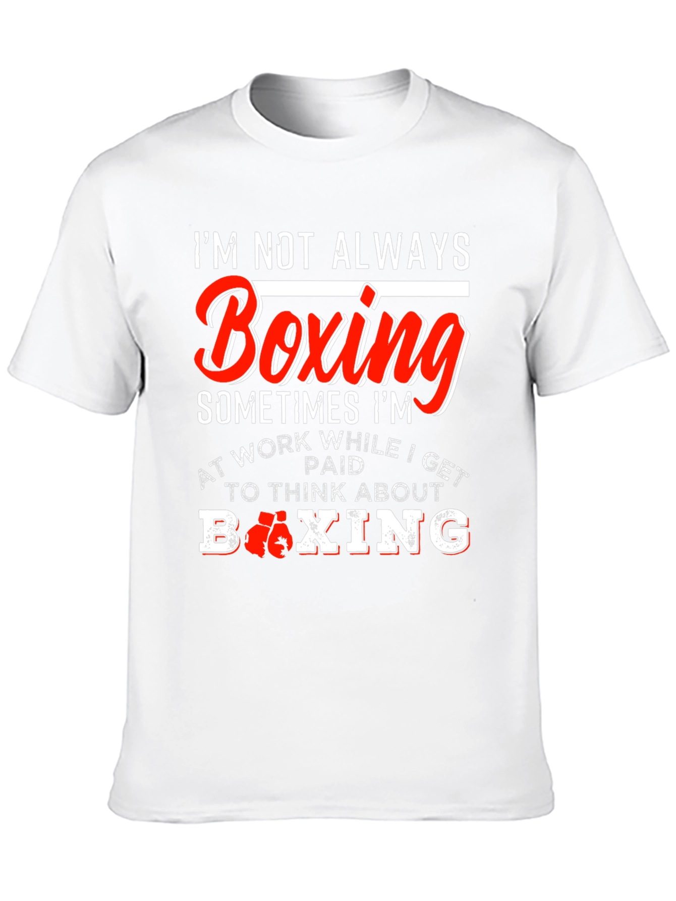 Black Boxing Enthusiast Graphic T-Shirt view 10