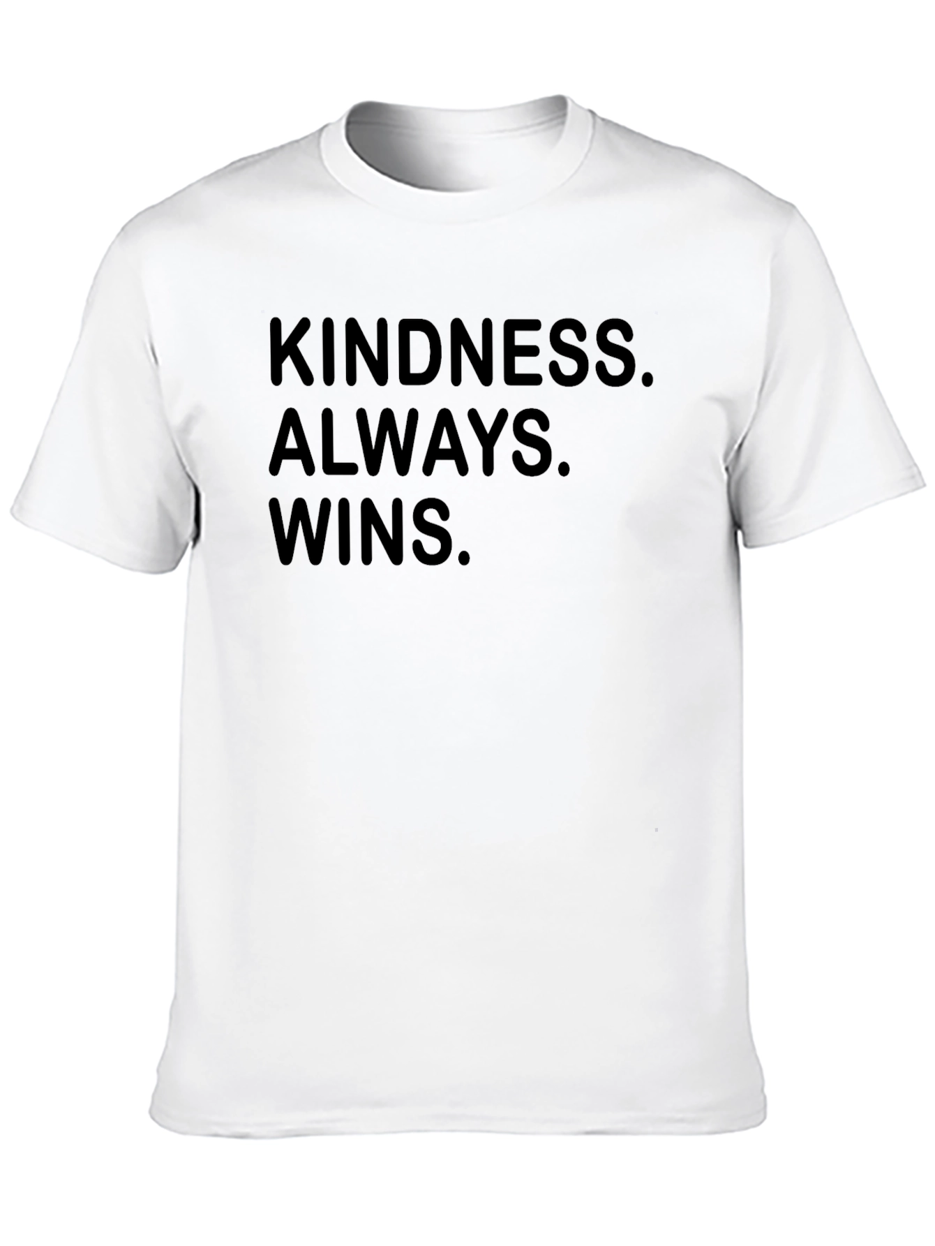 Black Kindness Always Wins Graphic Tee - Black view 10