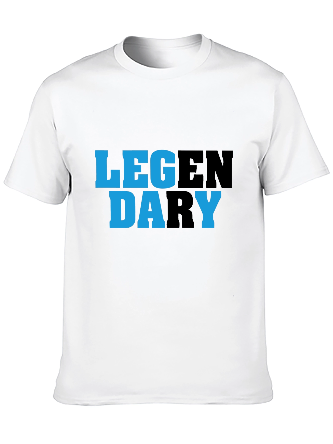 Black Legendary Graphic Tee - Cool Casual Style view 10