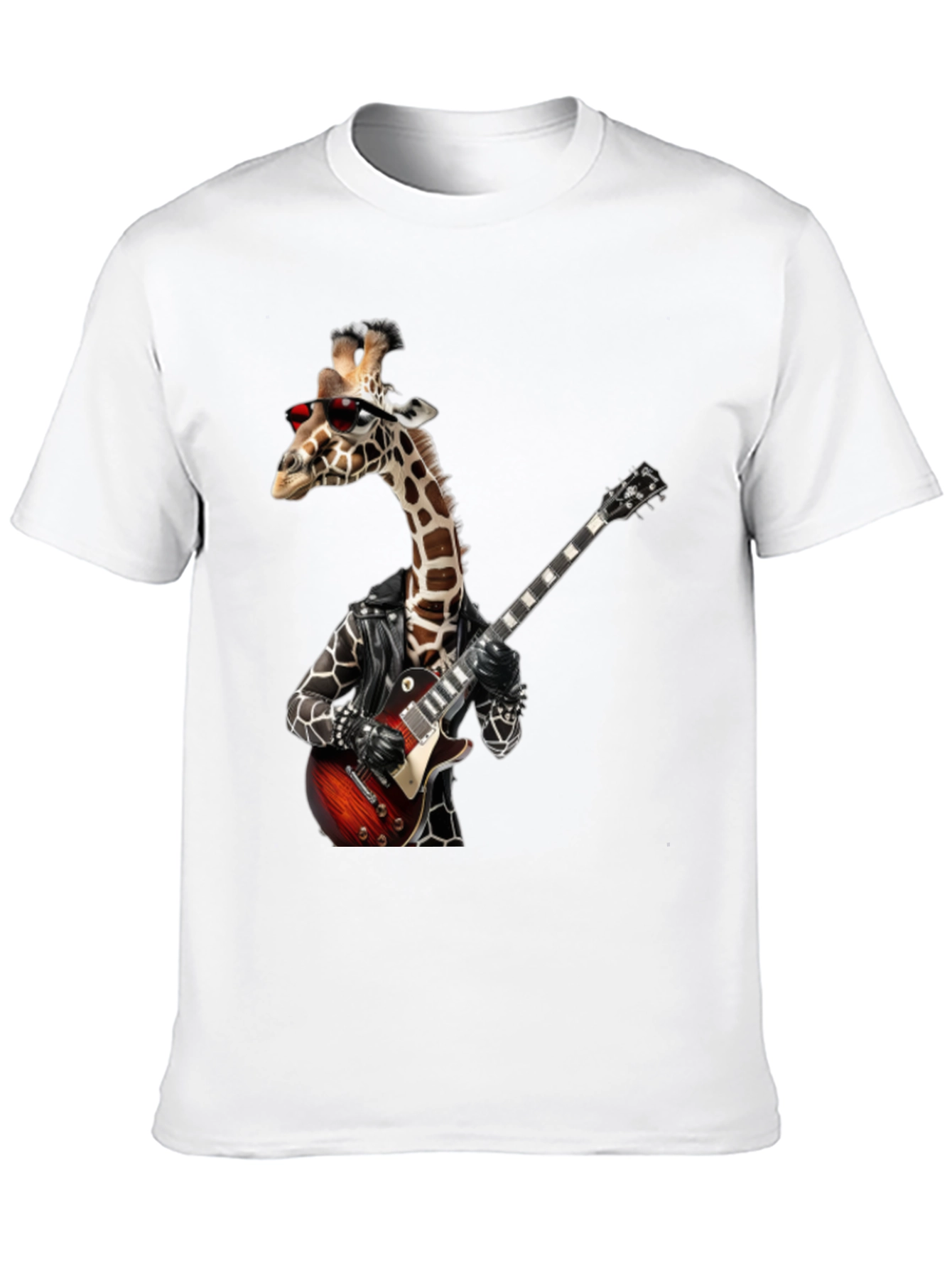 Black Giraffe Rocker Graphic Tee - Black view 10