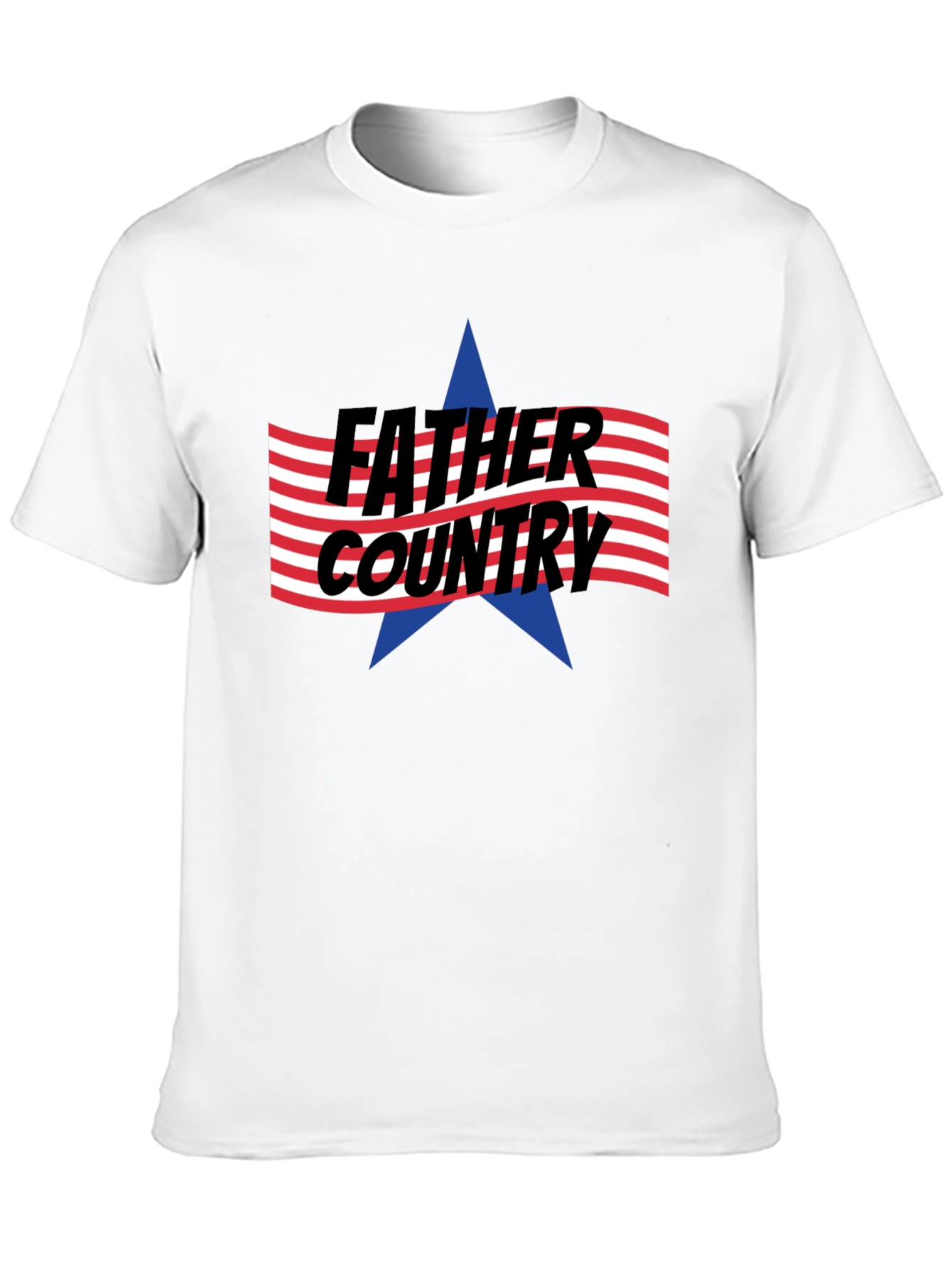 Black Father Country Patriotic T-Shirt view 10