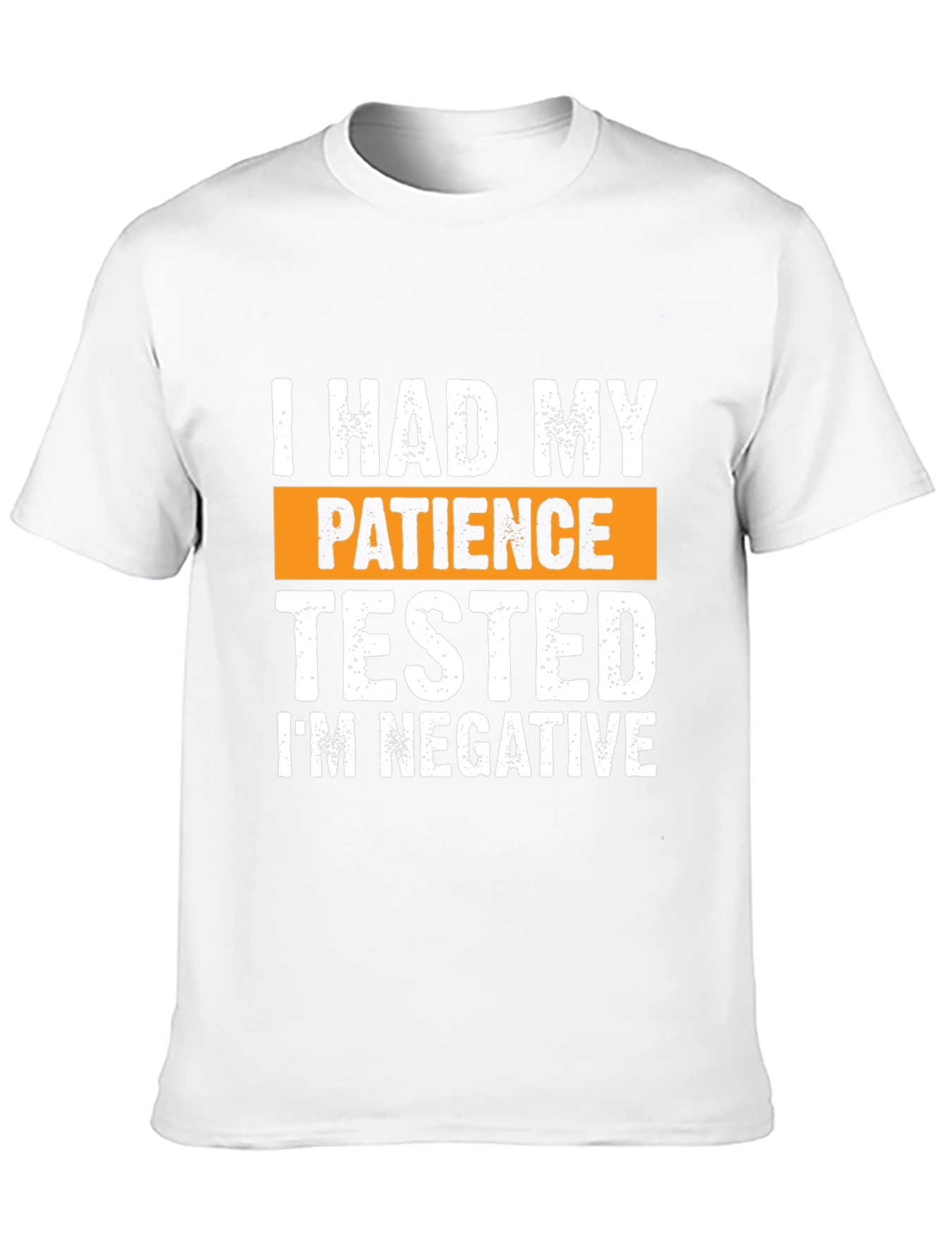 Black I Had My Patience Tested Graphic Tee view 10