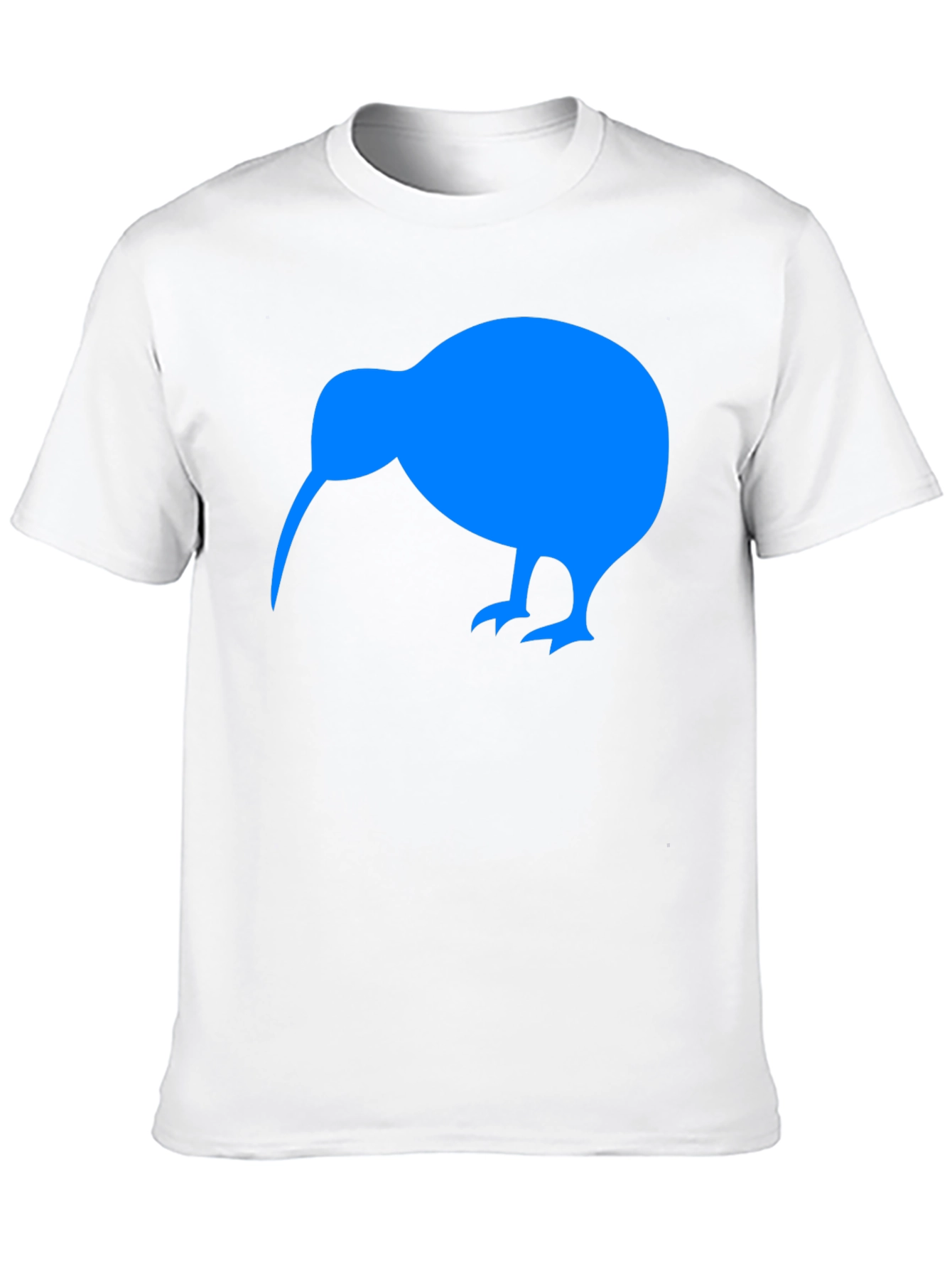 Black Kiwi Bird Graphic Tee - Black Cotton T-Shirt view 10