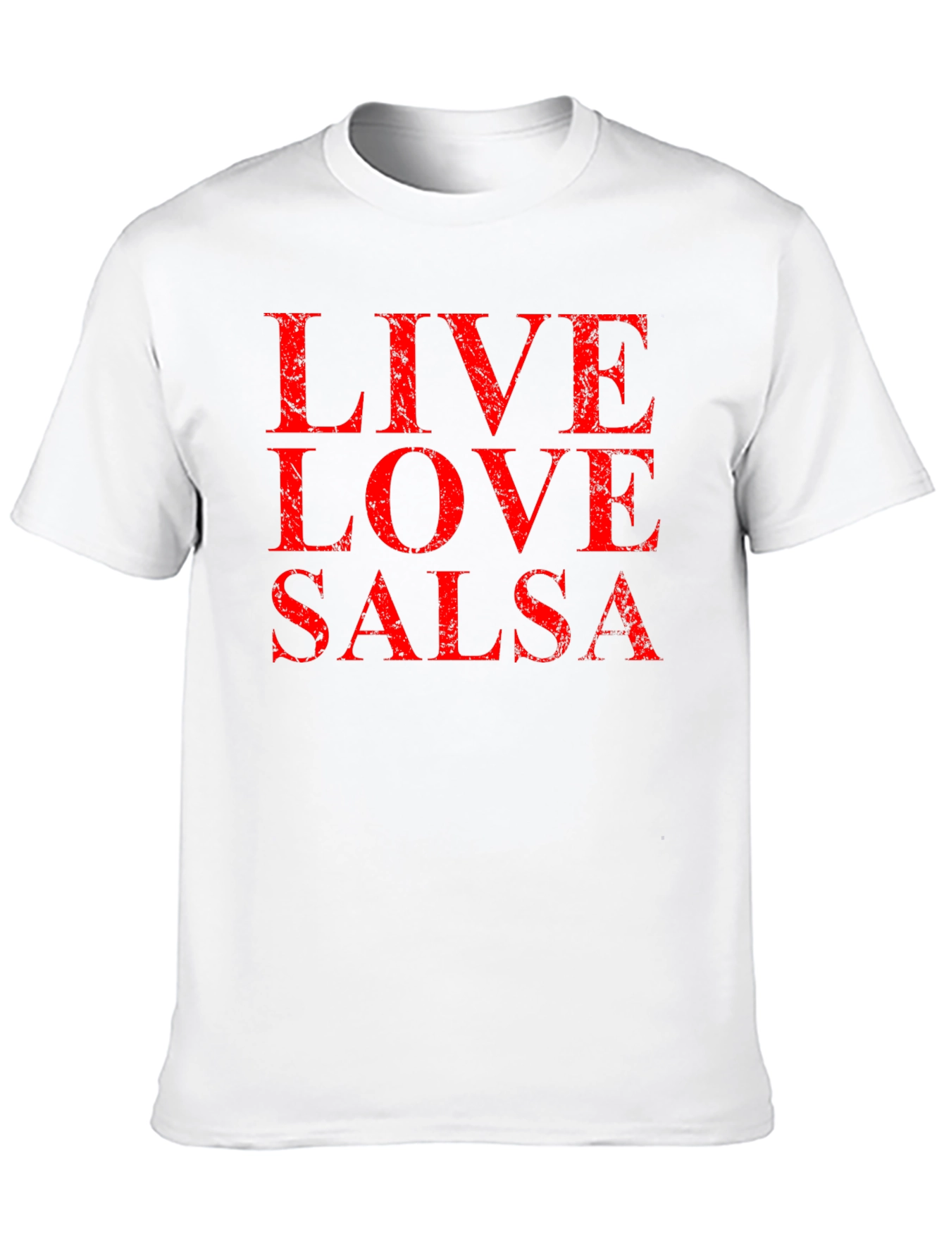 Black Live Love Salsa Black Graphic T-Shirt view 10