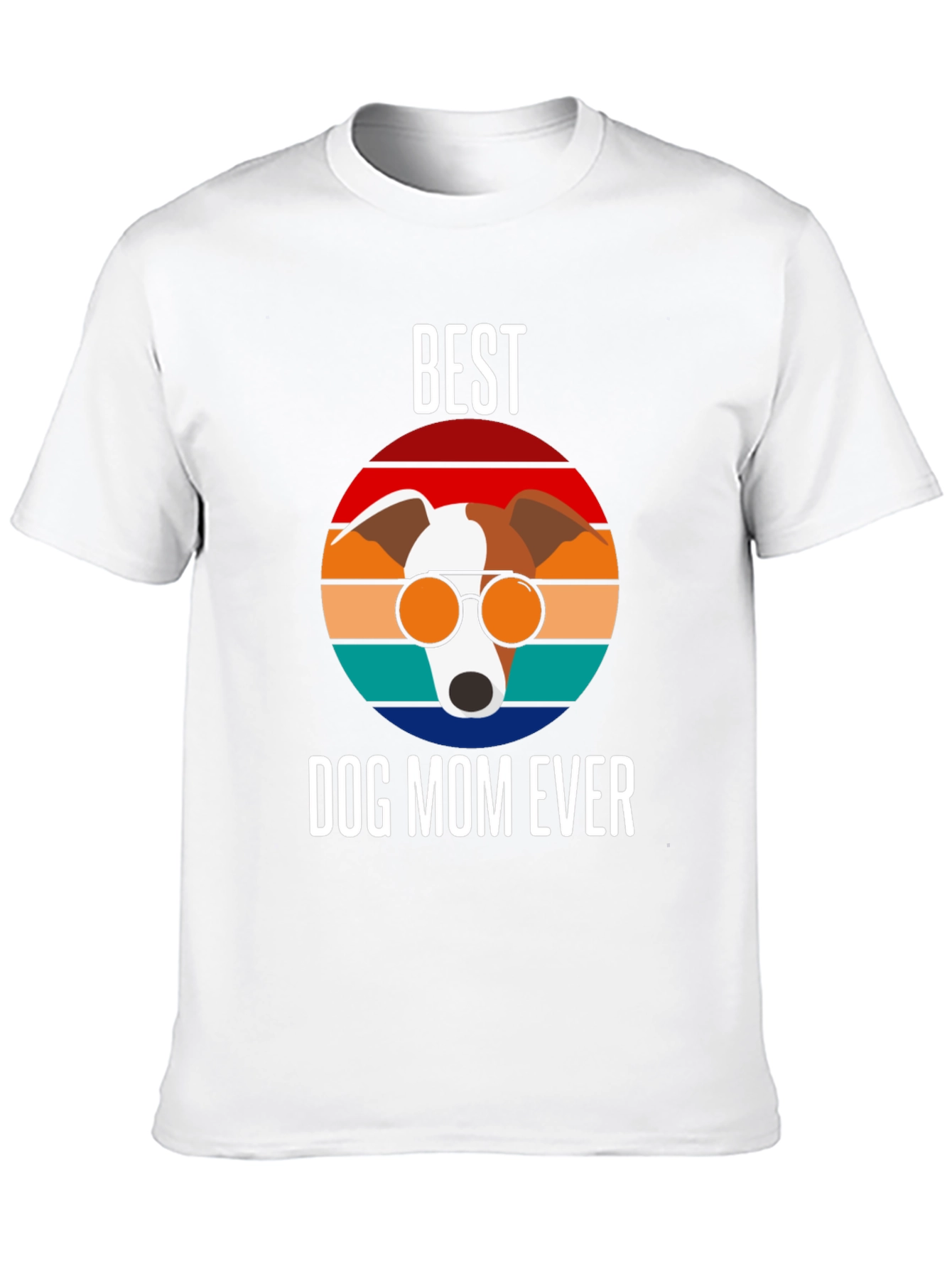 Black Best Dog Mom Ever Graphic Tee view 10