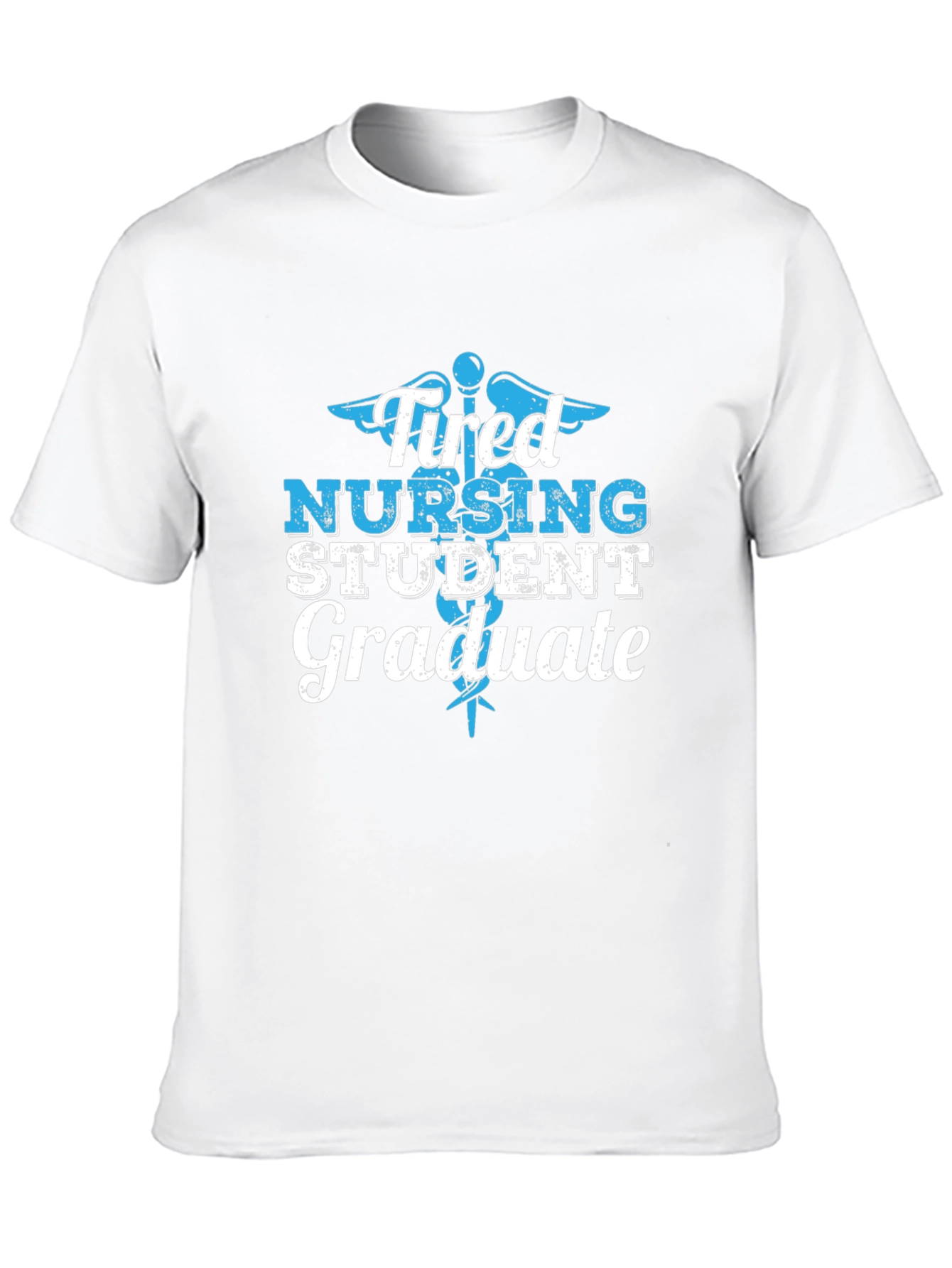 Black Tired Nursing Student Graduate Black T-Shirt view 10